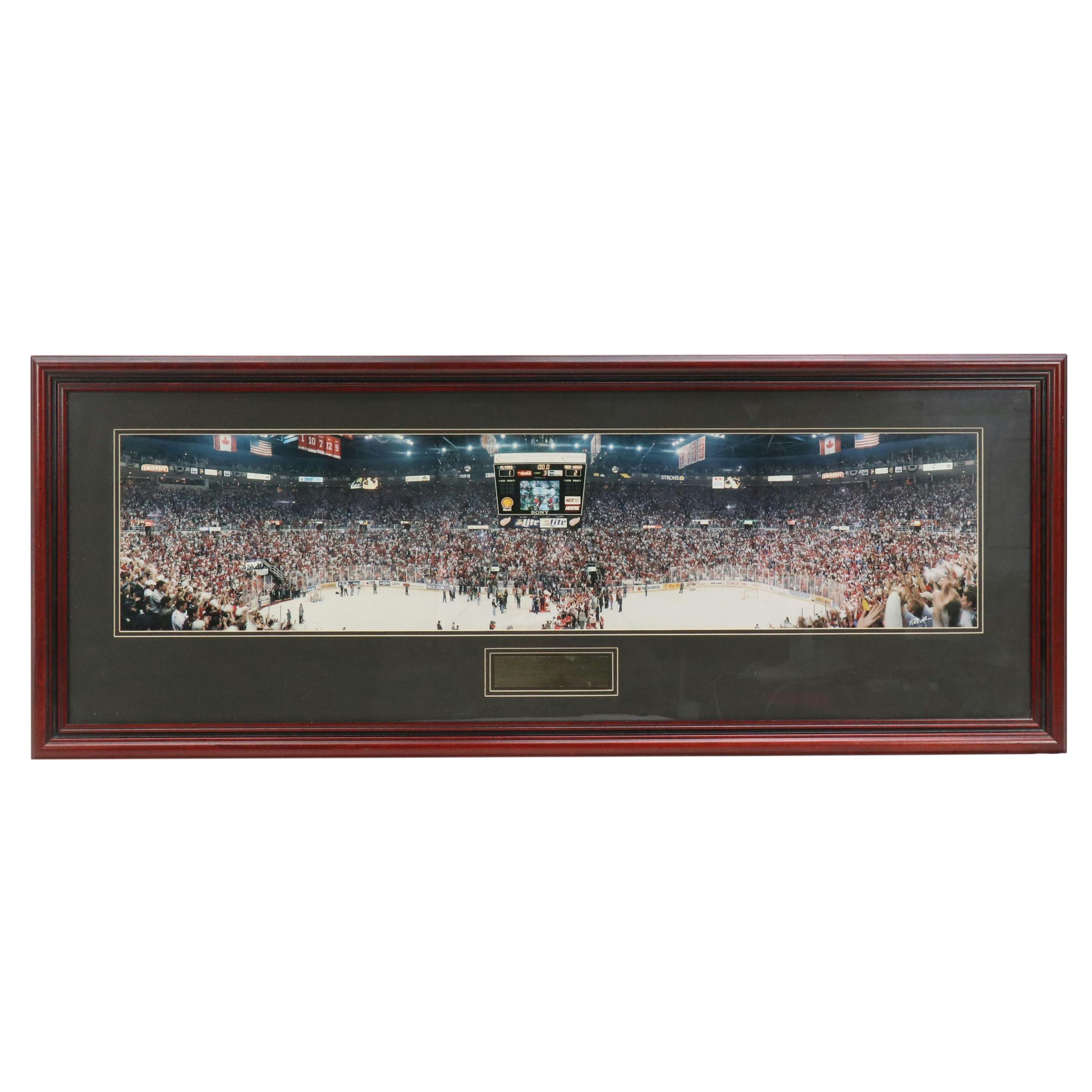 Detroit Red Wings 1997 Stanley Cup Champions Poster and Group Photo