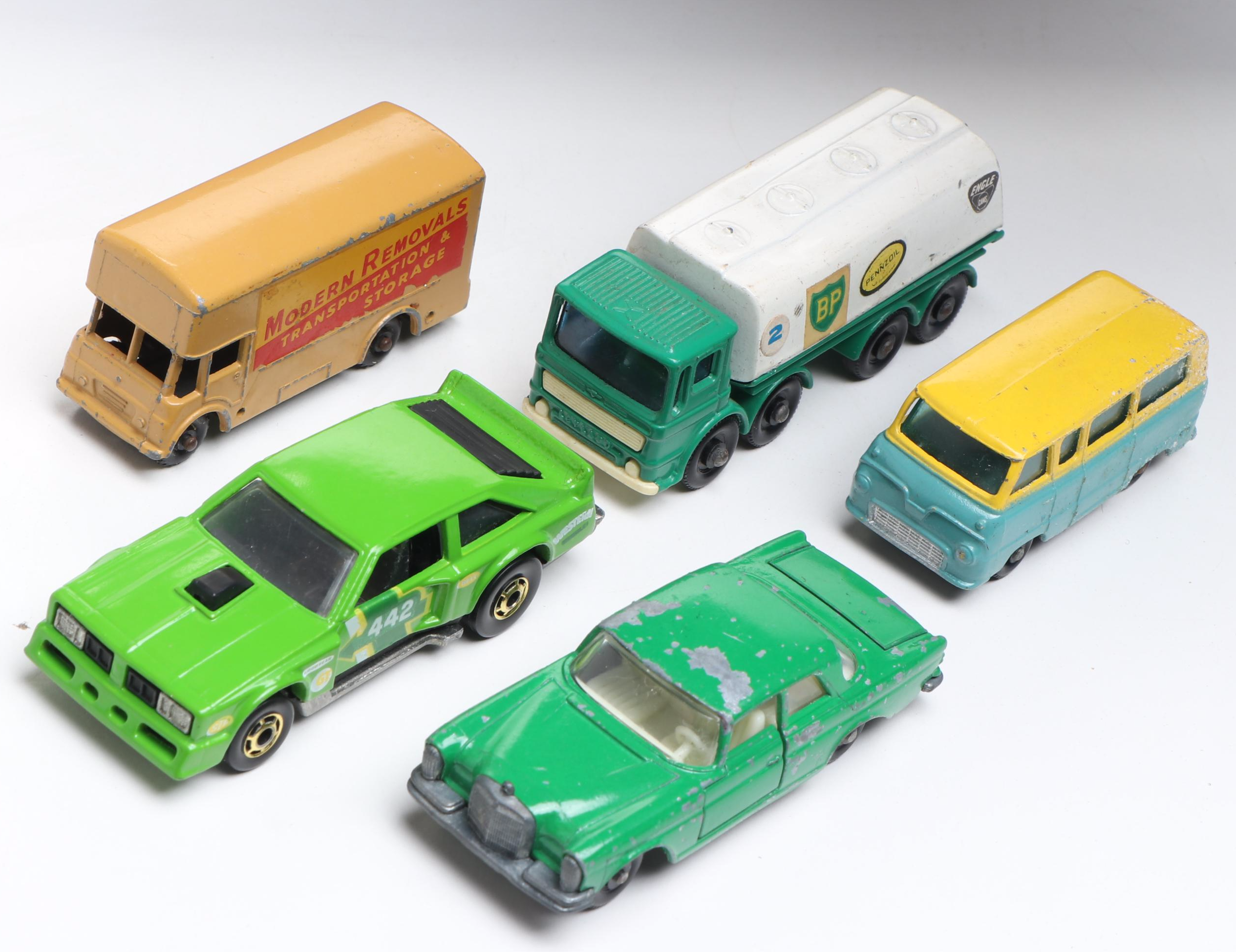 Lesney "Thames Estate Car" with Hot Wheels, Budgie and More Toy Cars