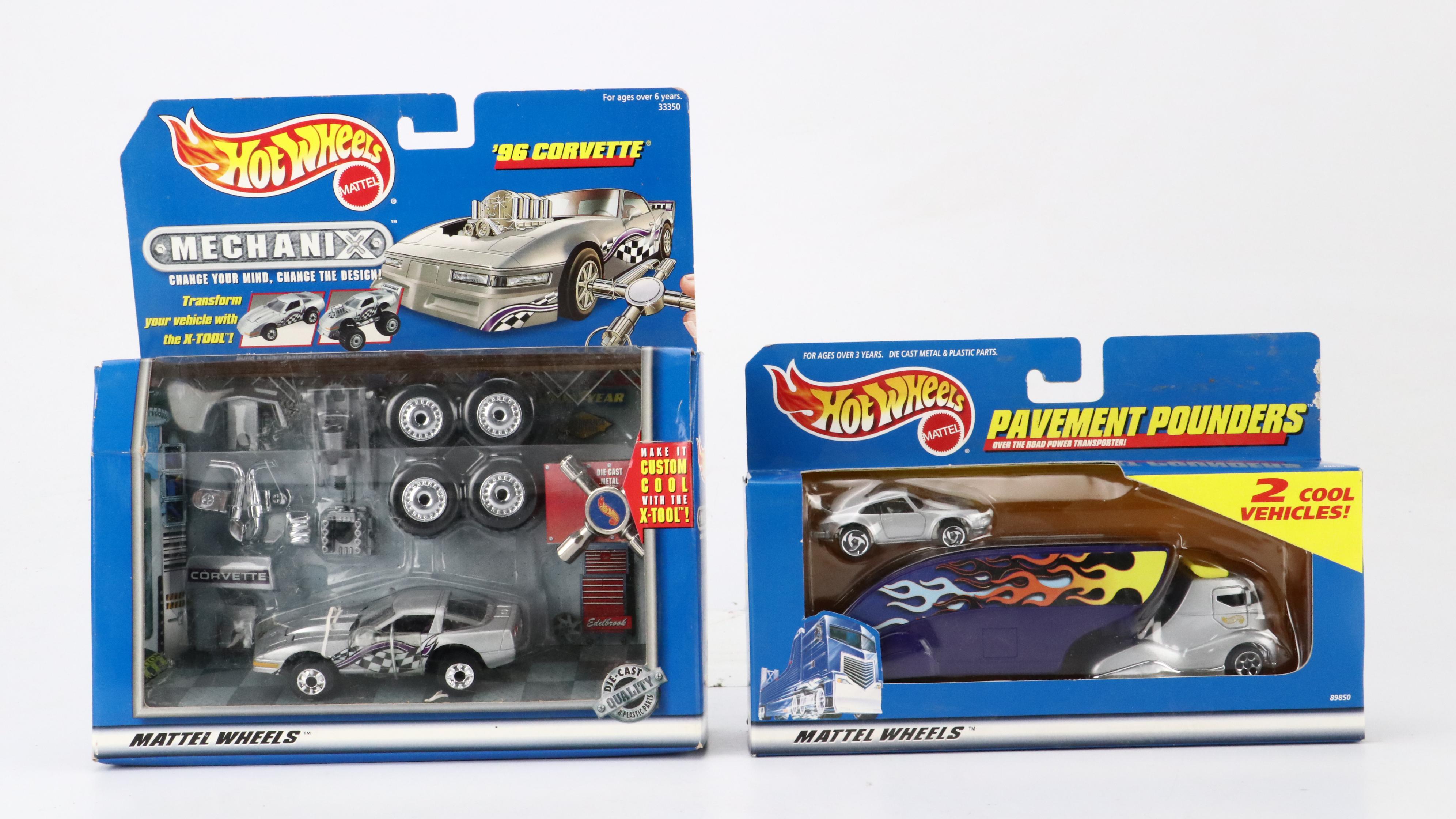 Hot Wheels "Customized VW Drag Bus" with Custom Car Designer and More