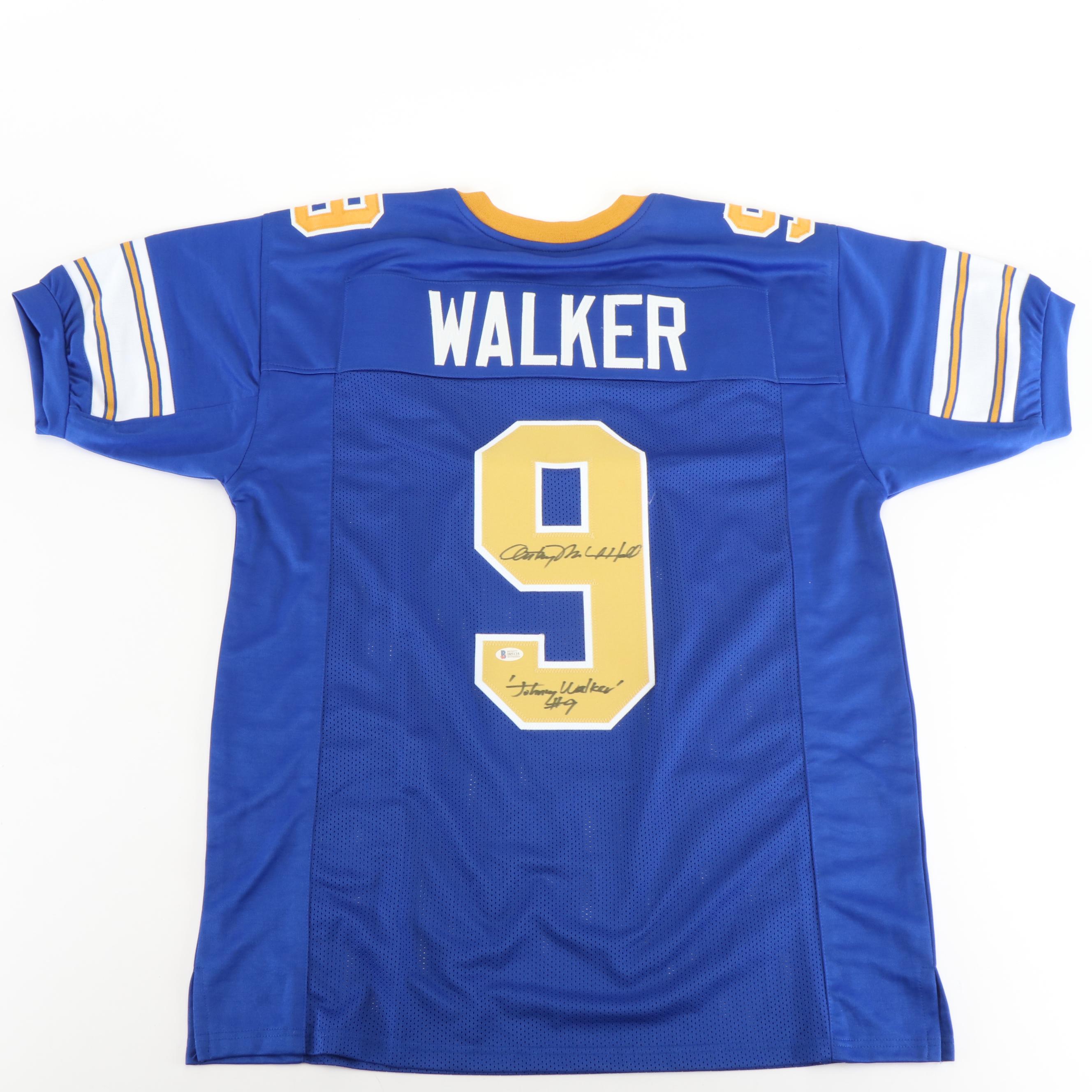 Anthony Michael Hall Signed "Johnny Be Good" Football Jersey, Beckett