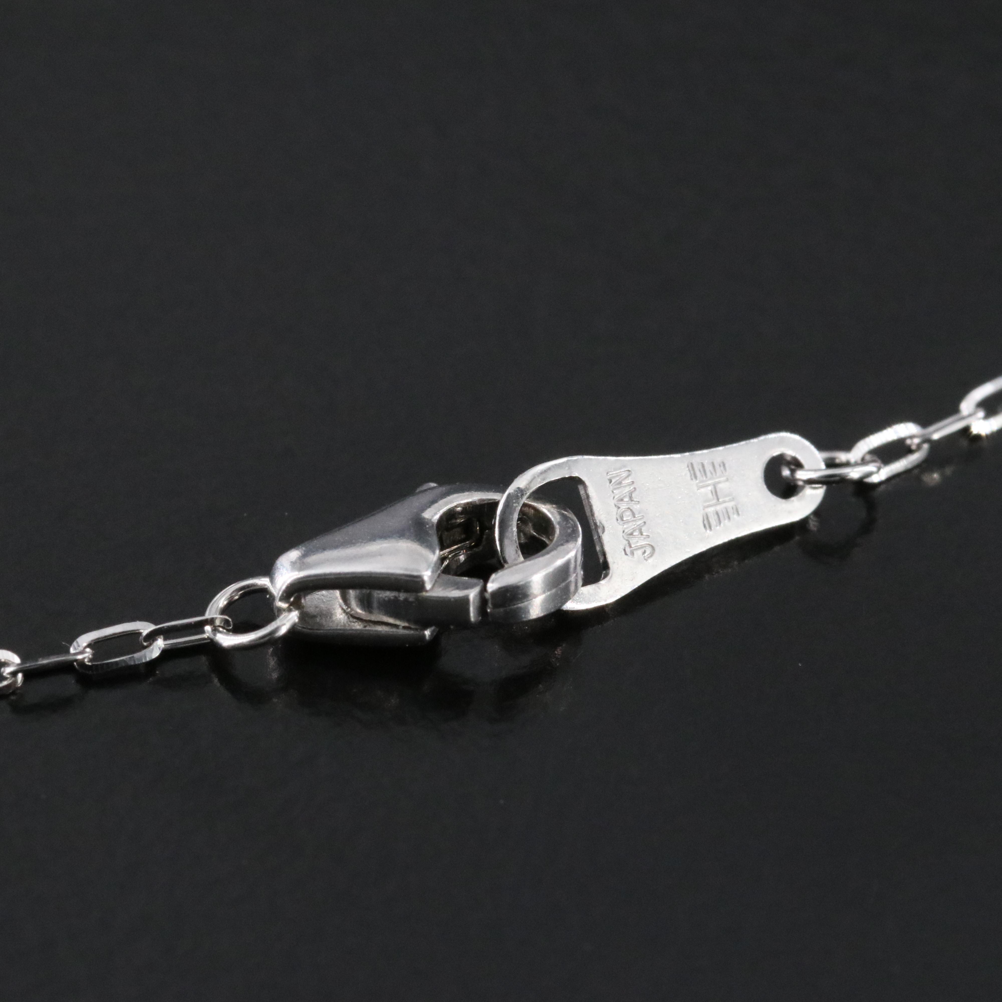 Platinum Cable Chain Necklace
