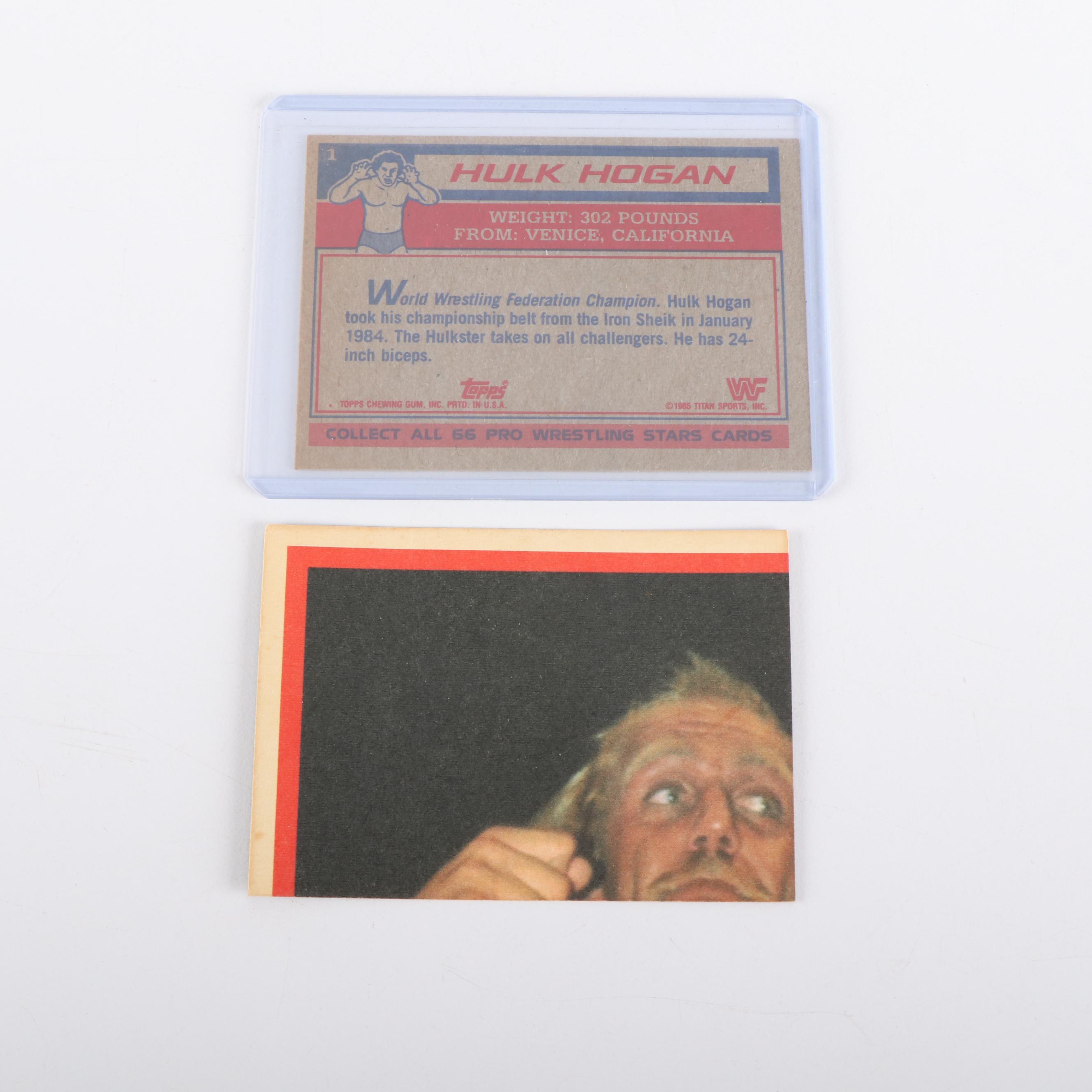 Wrestling with Other Trading Cards Featuring Hulk Hogan Rookie and More