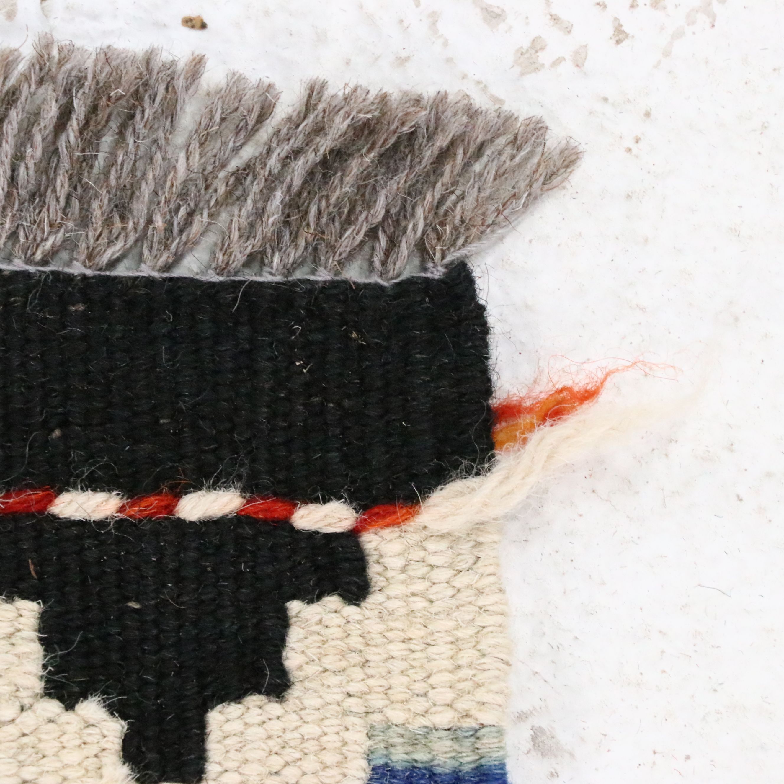 5'11 x 8'5 Handwoven Pakistani Kilim Area Rug