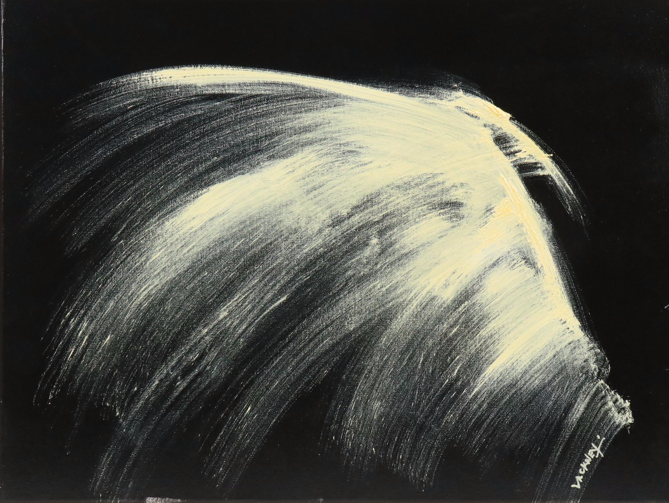 Robert R. Lackney Abstract Acrylic Painting "Wake Up," 21st Century