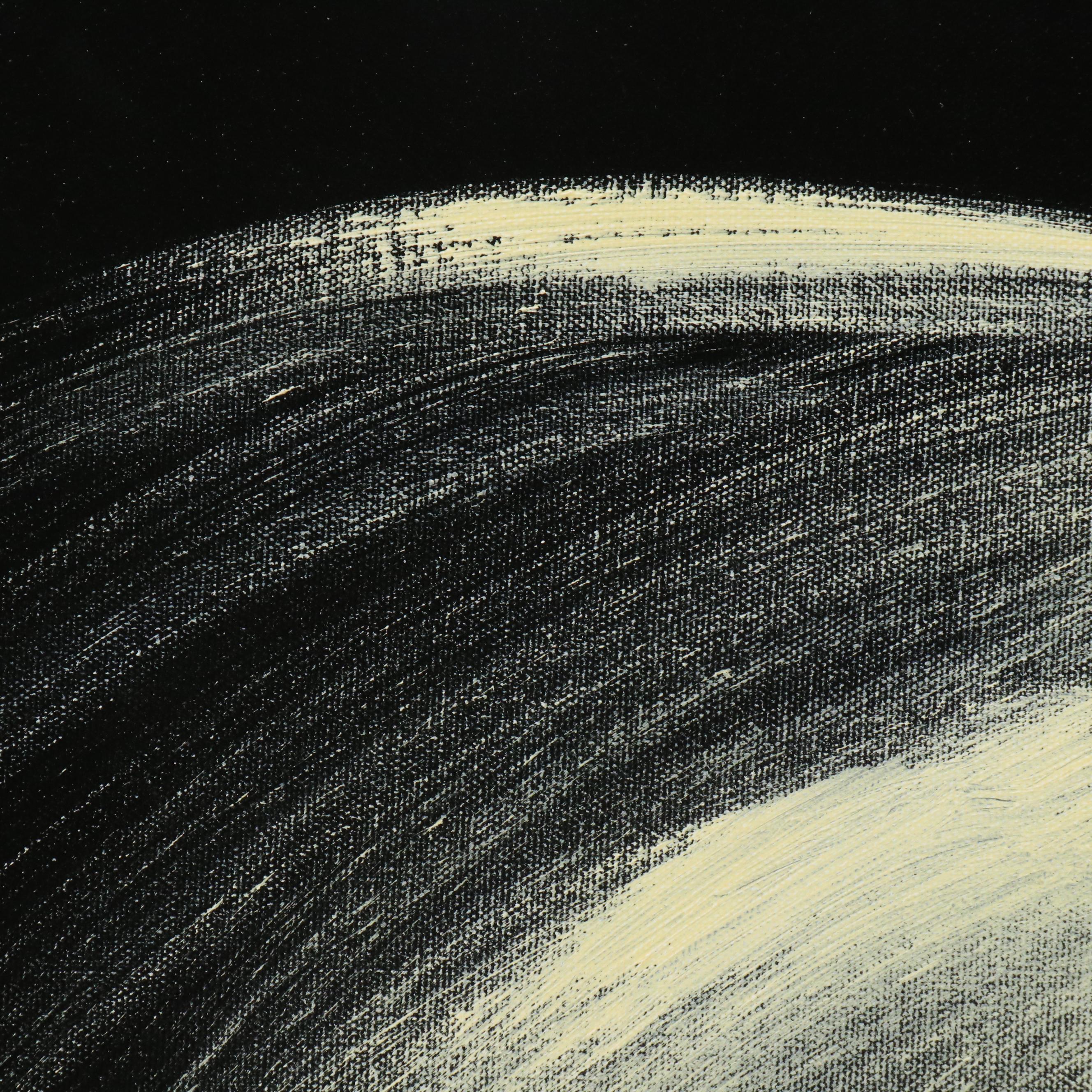 Robert R. Lackney Abstract Acrylic Painting "Wake Up," 21st Century