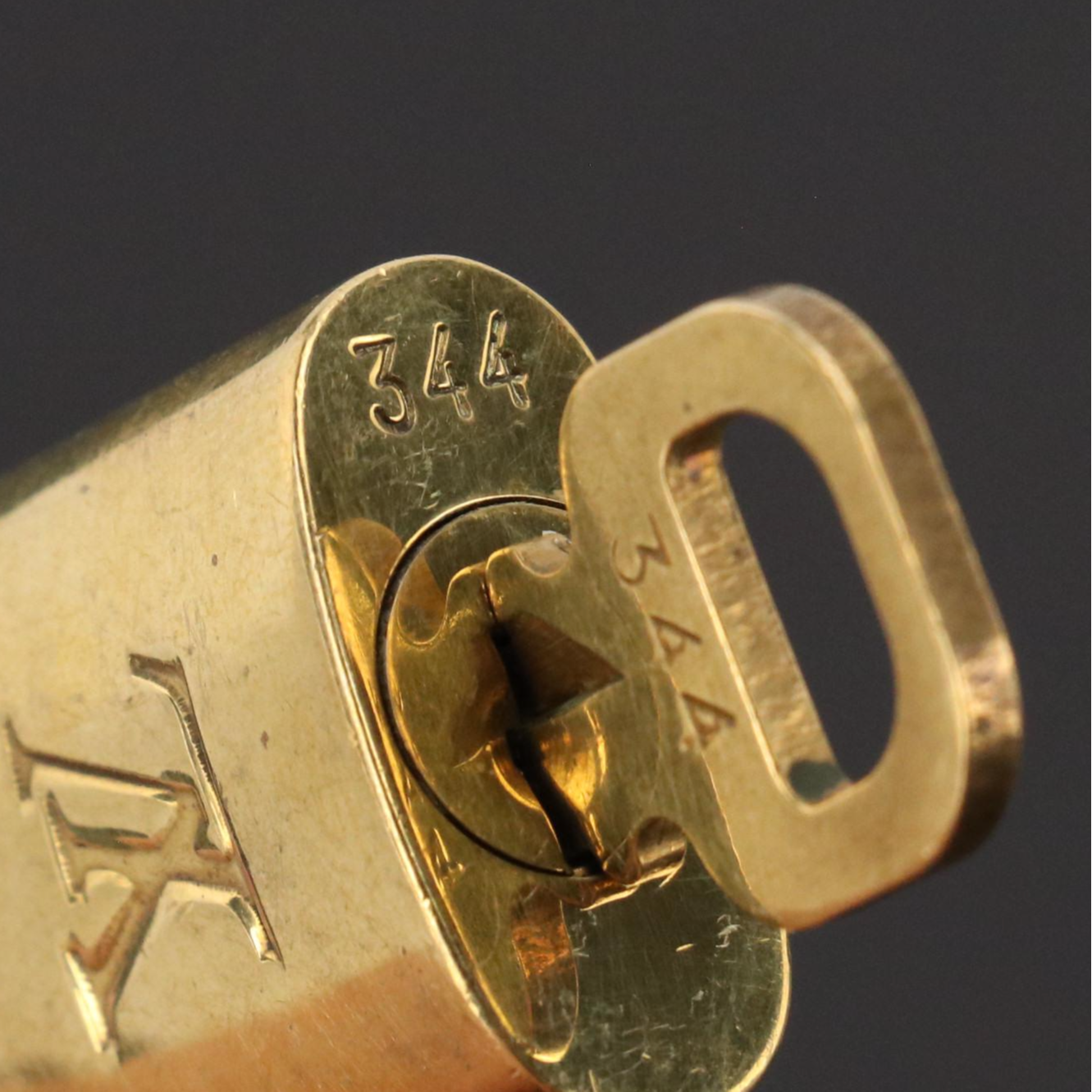 Louis Vuitton 300-Series Brass Padlock and Key Sets