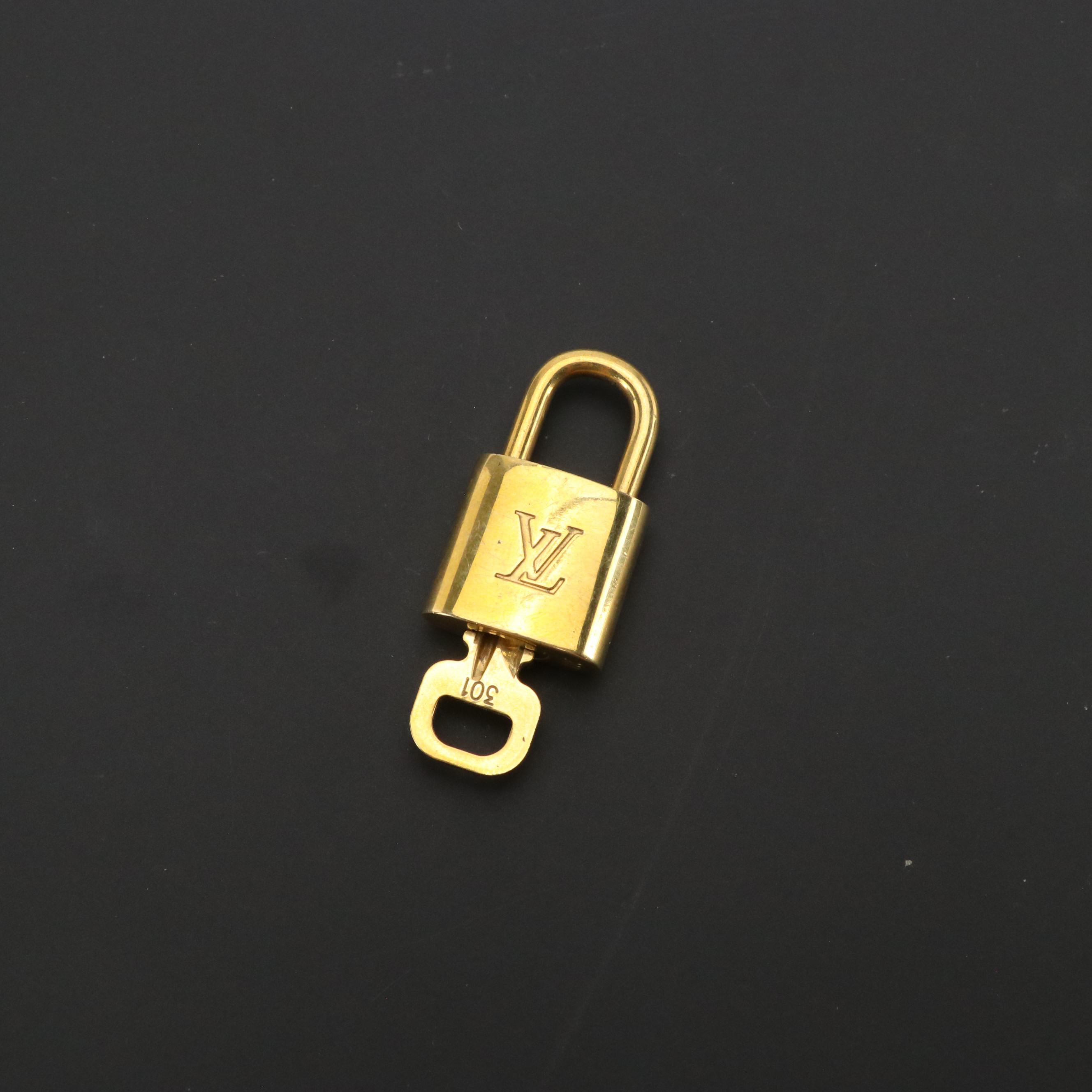 Louis Vuitton 300-Series Brass Padlock and Key Sets