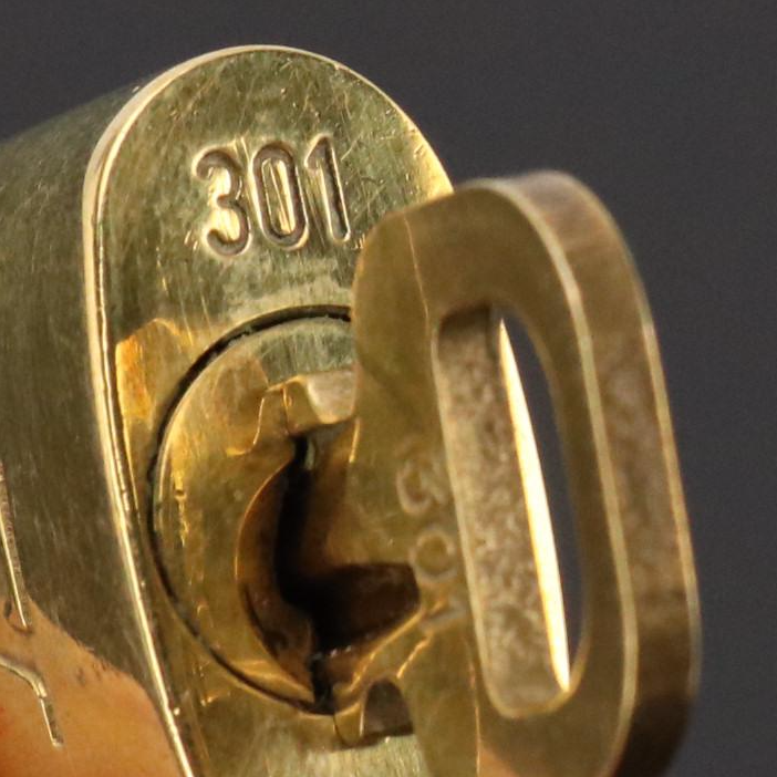 Louis Vuitton 300-Series Brass Padlock and Key Sets