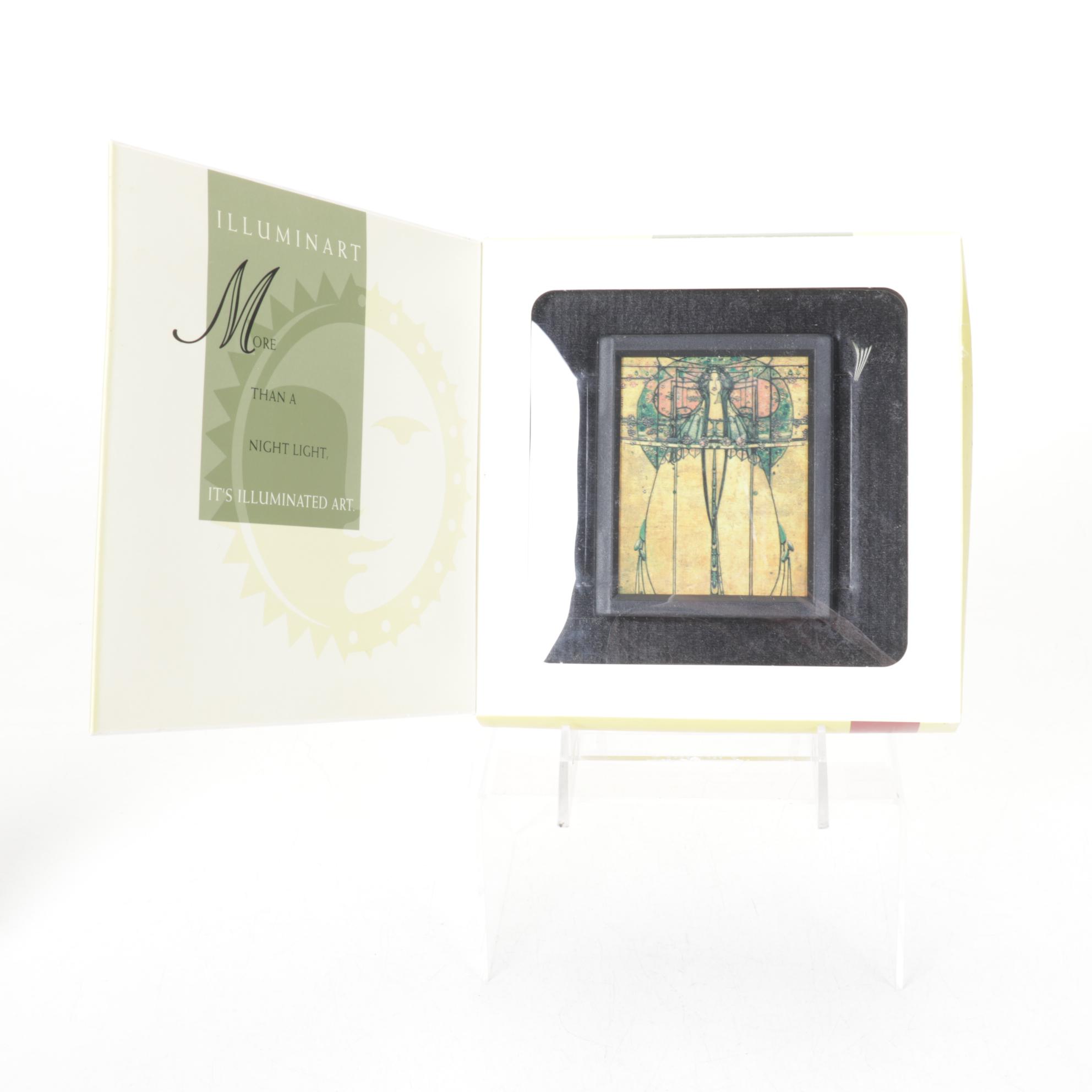 Illuminart "The May Queen" Night Light with Metal Prints of Fish