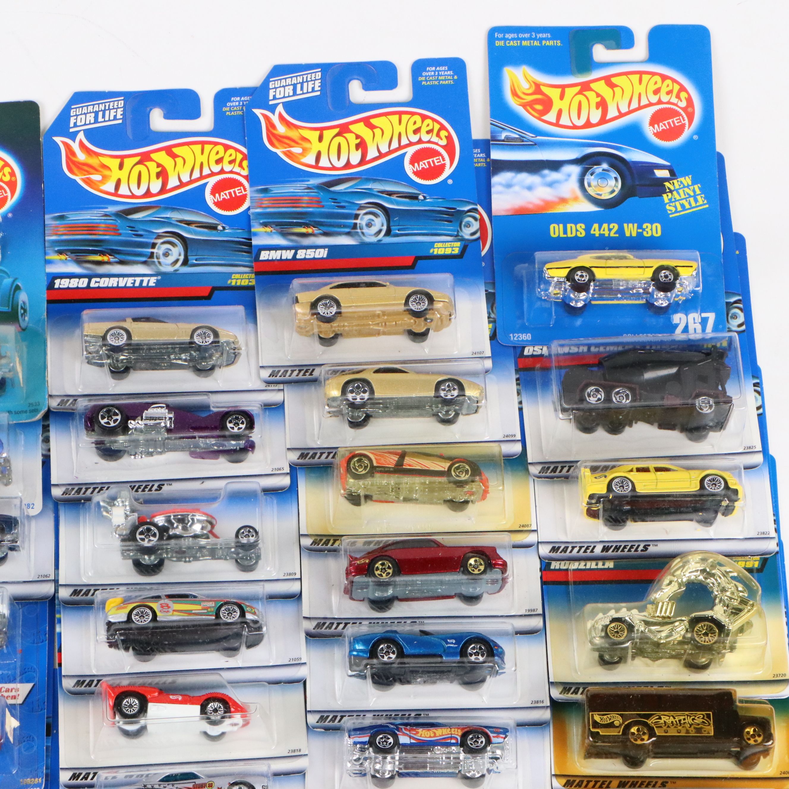 Hot Wheels "1980 Corvette," "Pontiac Banshee" and Other Toy Cars