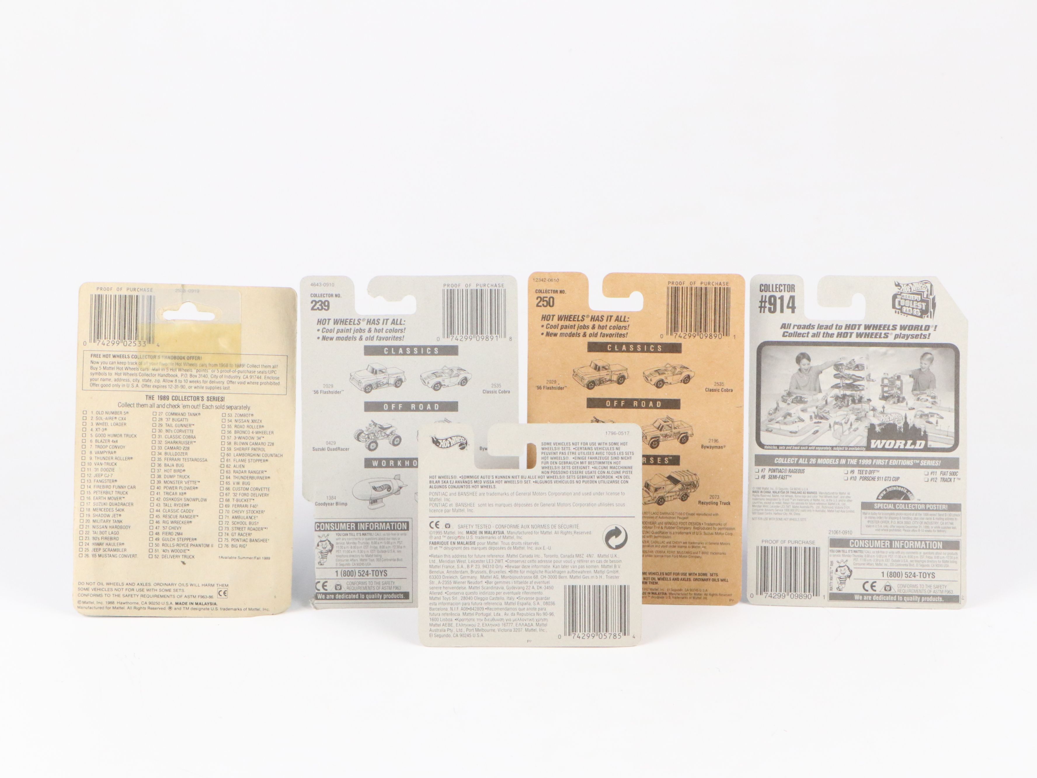 Hot Wheels "1980 Corvette," "Pontiac Banshee" and Other Toy Cars