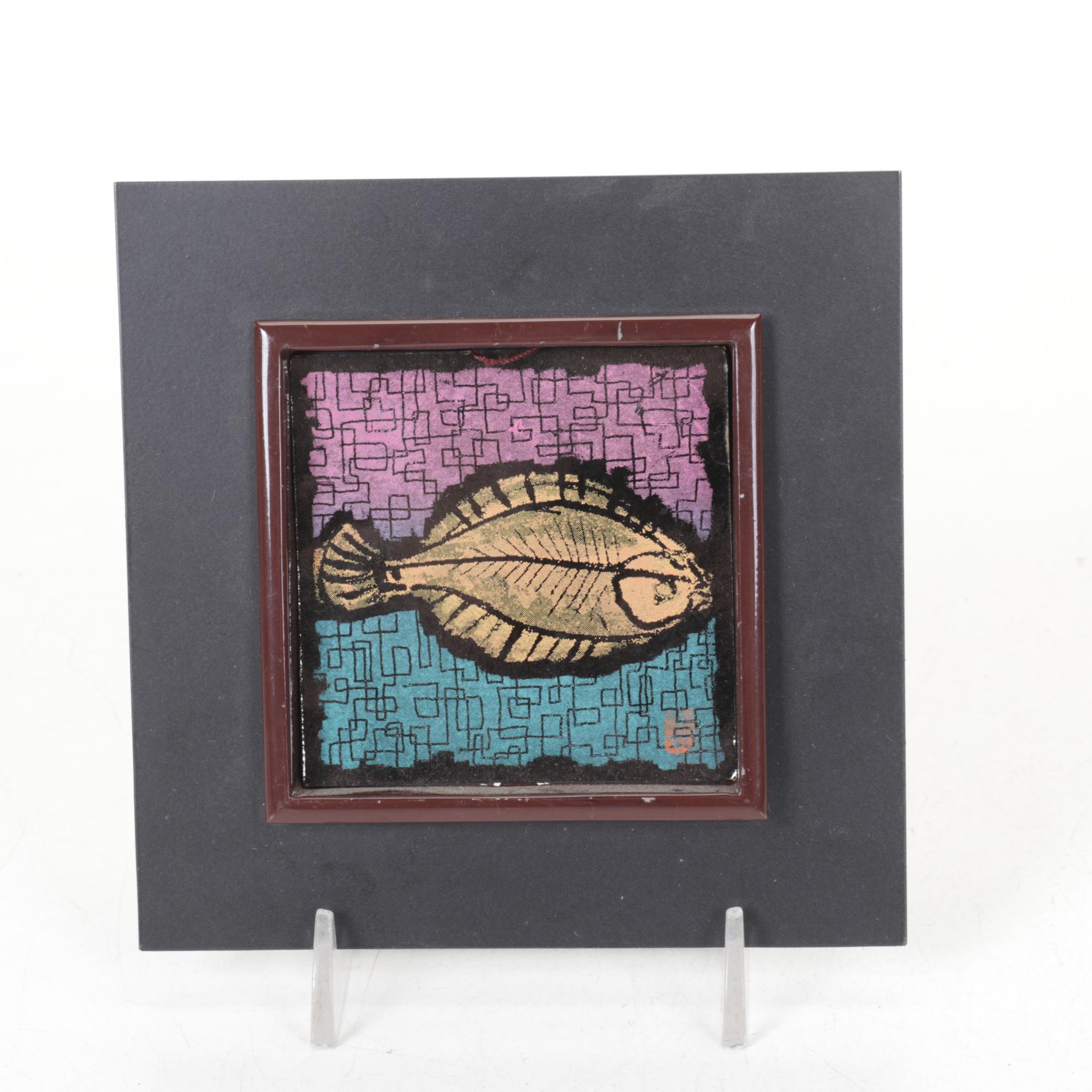 Illuminart "The May Queen" Night Light with Metal Prints of Fish