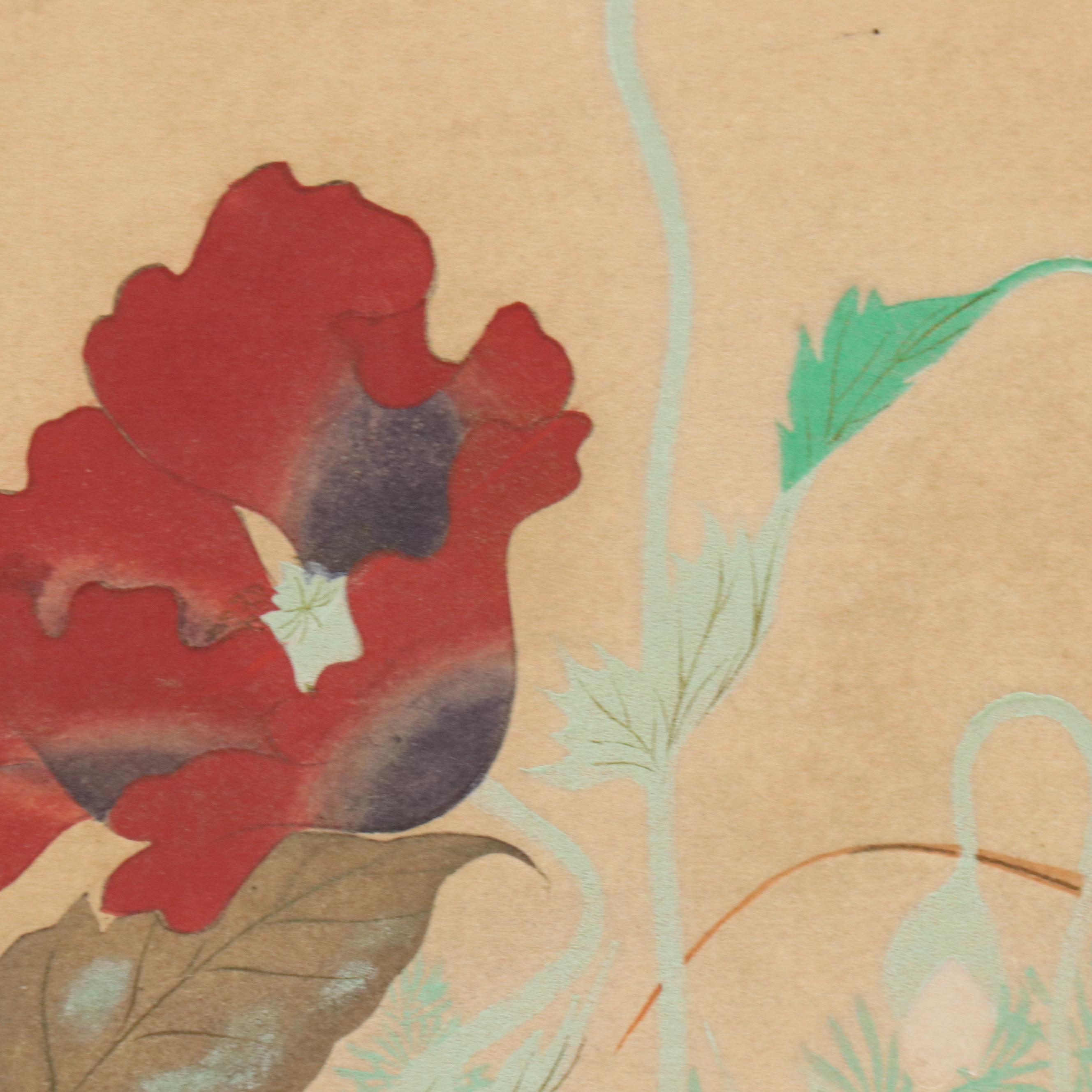 Woodblock After Sakai Hōitsu from "Birds and Flowers of the Four Seasons"