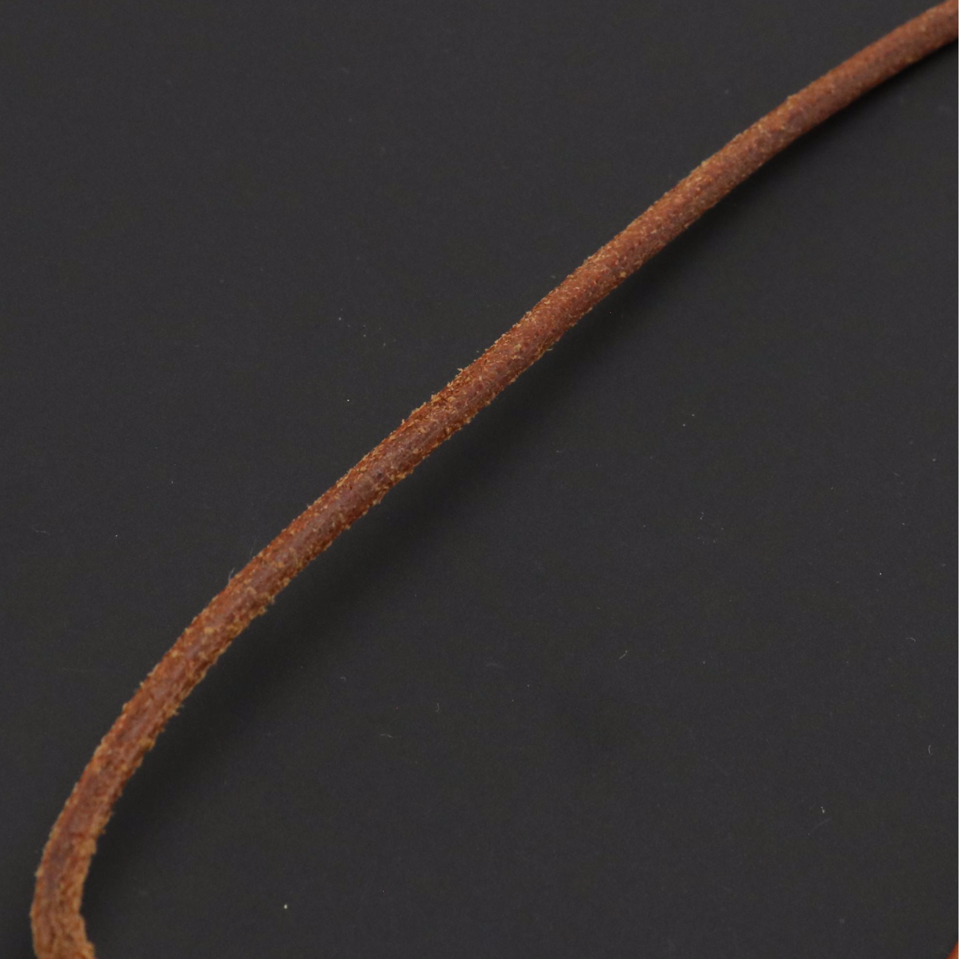 Hermès Viviride Heart Charm Cadena Leather Choker Necklace