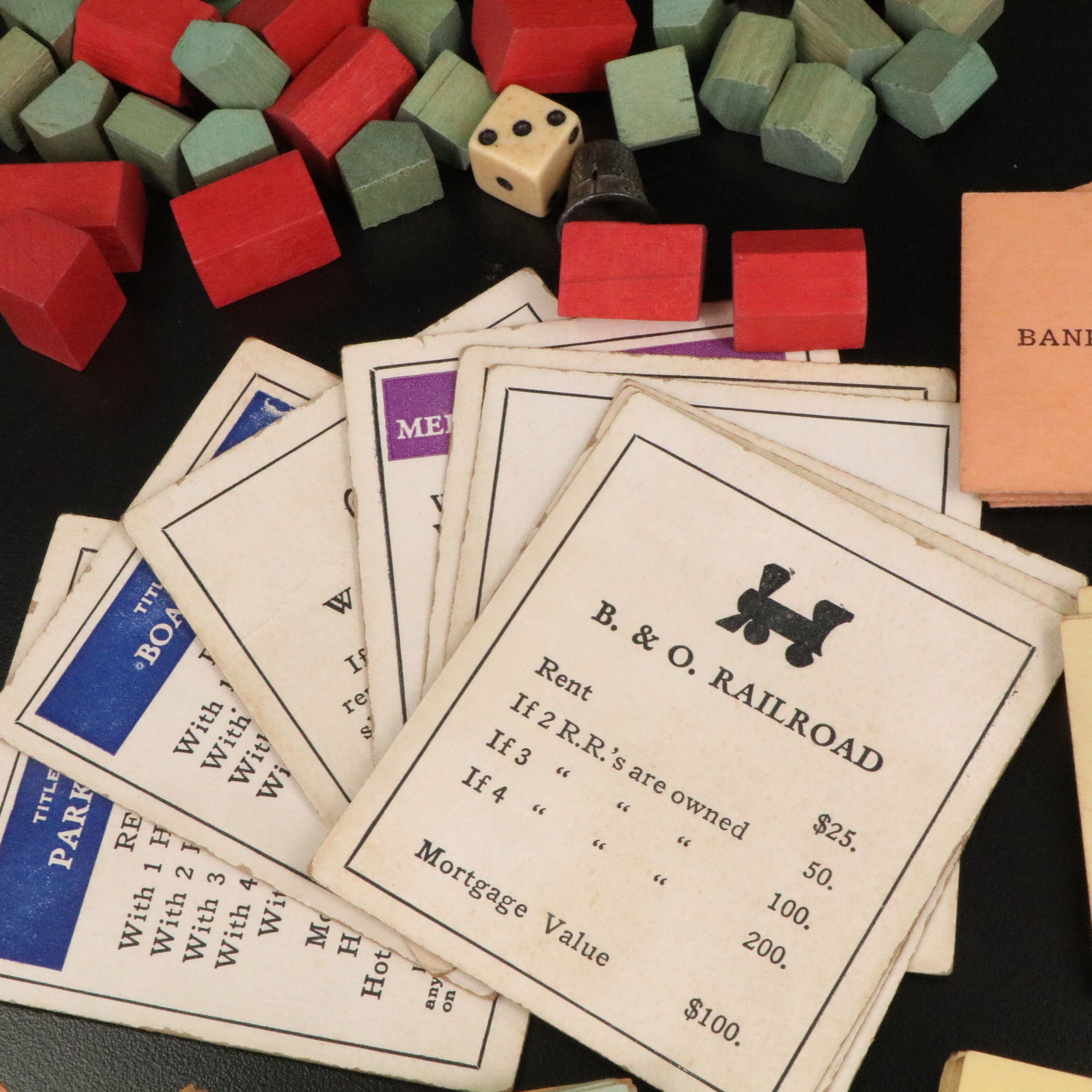 Parker Brothers "Monopoly" Board Game, Mid-20th Century