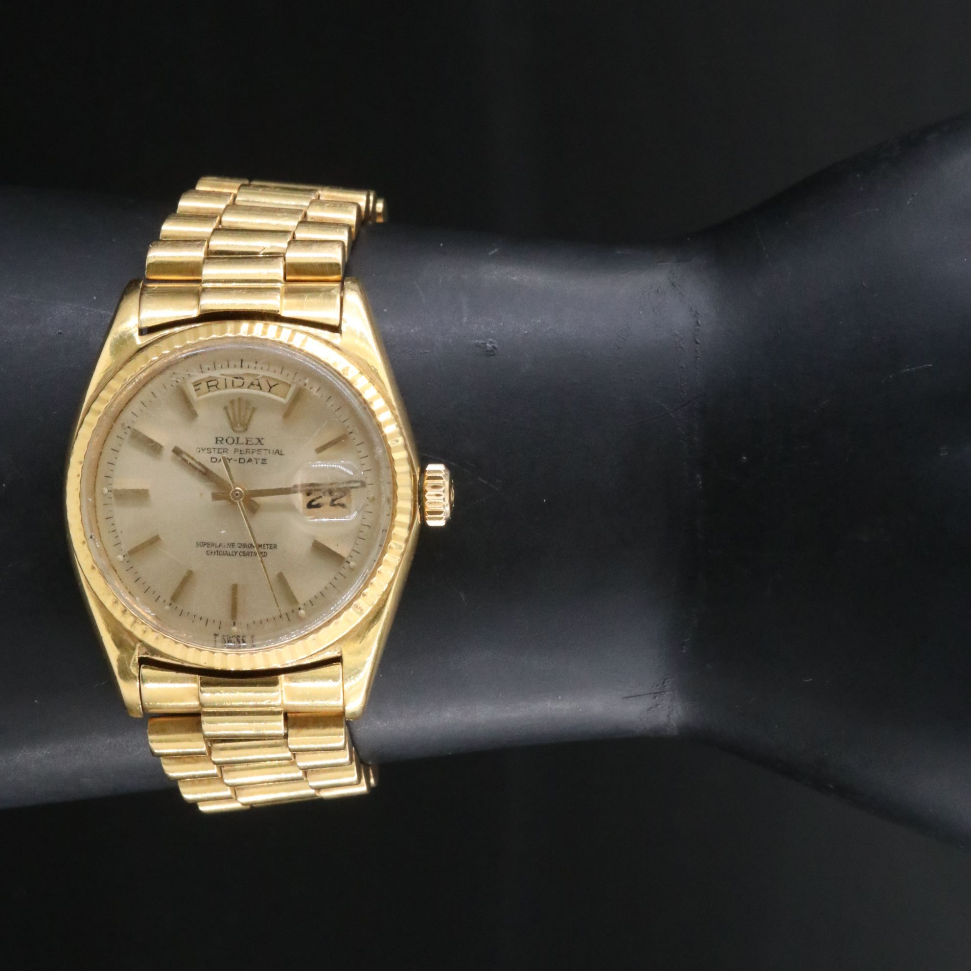 1968 Rolex Day-Date 1803 President Band Watch