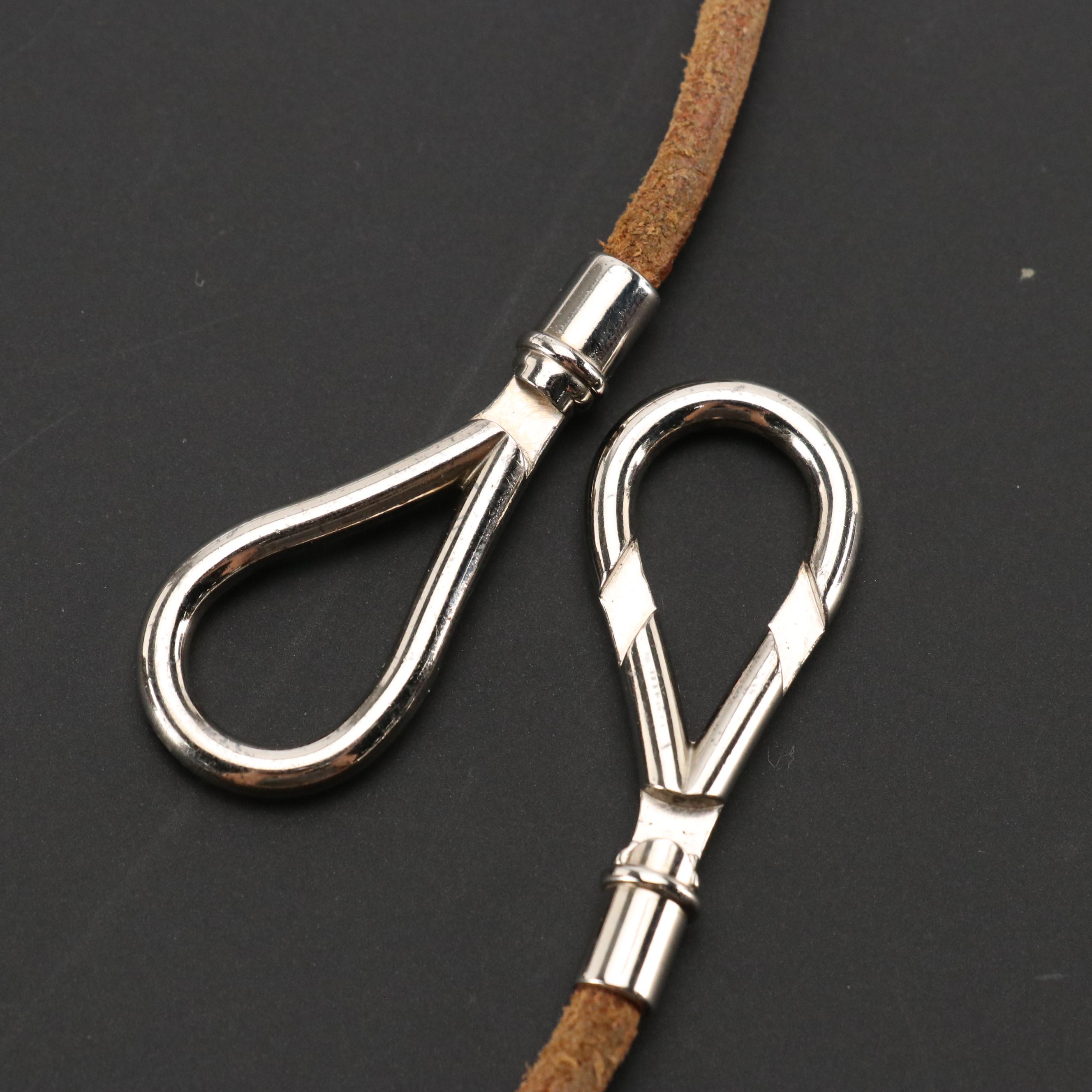 Hermès Atame Double Tour Leather Bracelet