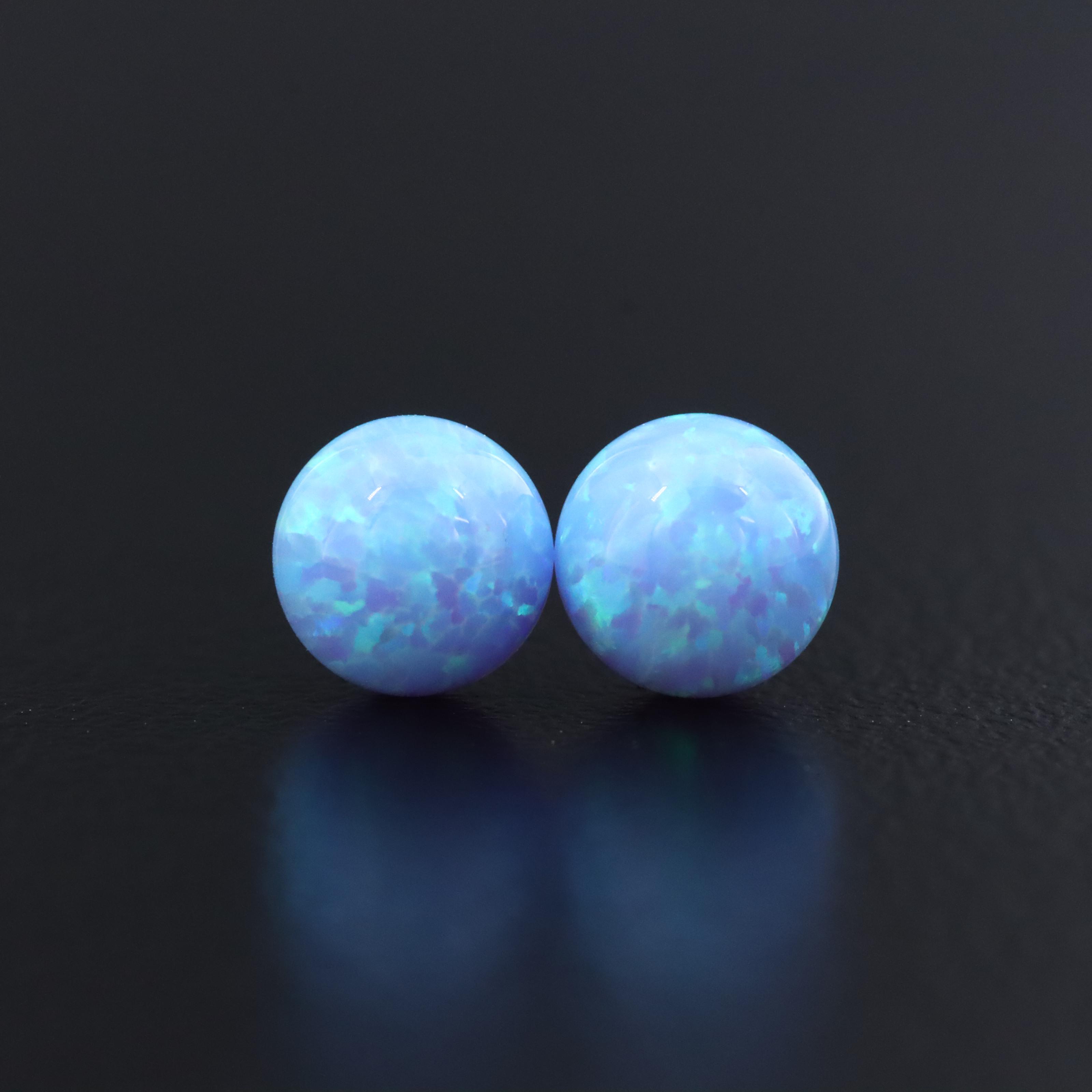 14K Opal Earrings