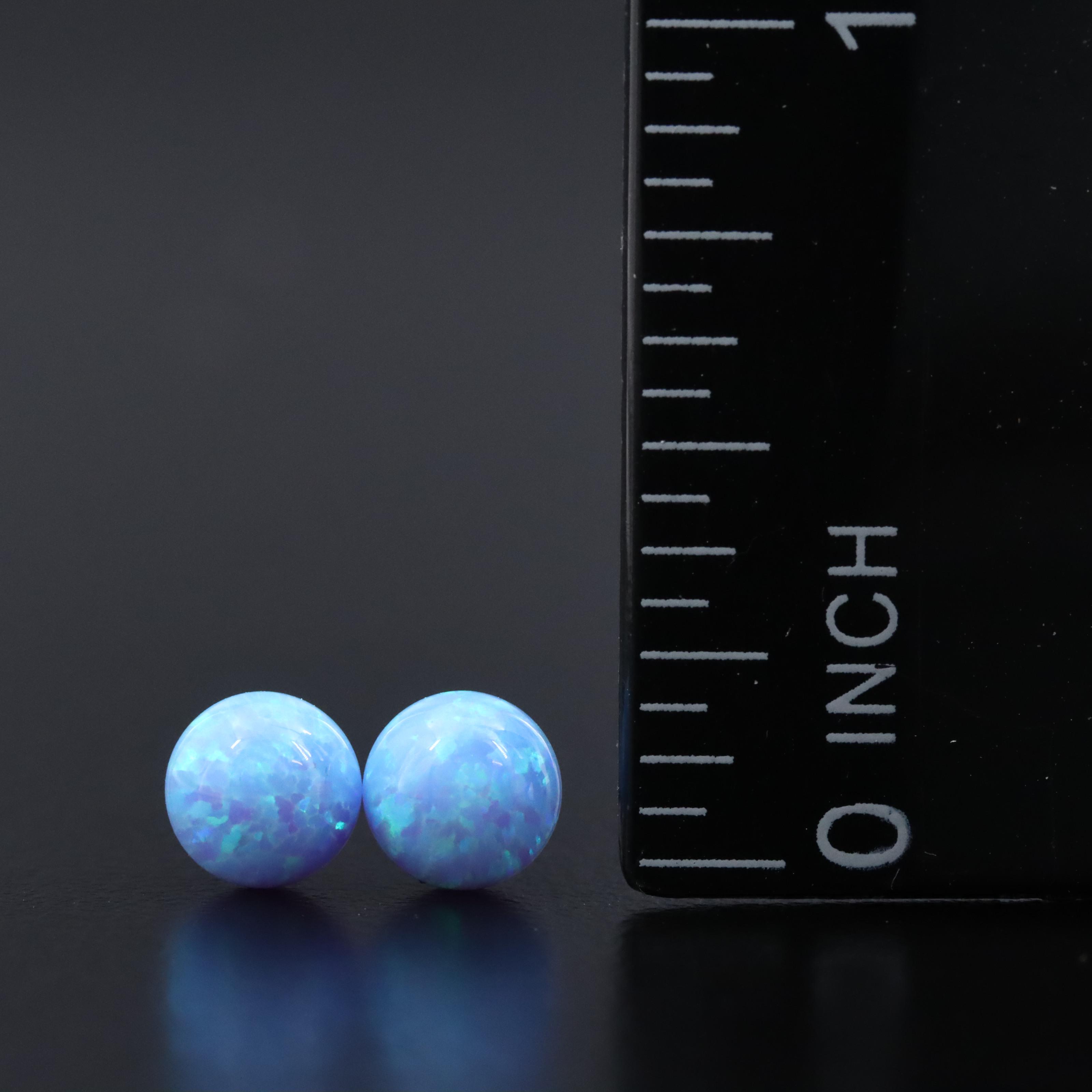 14K Opal Earrings