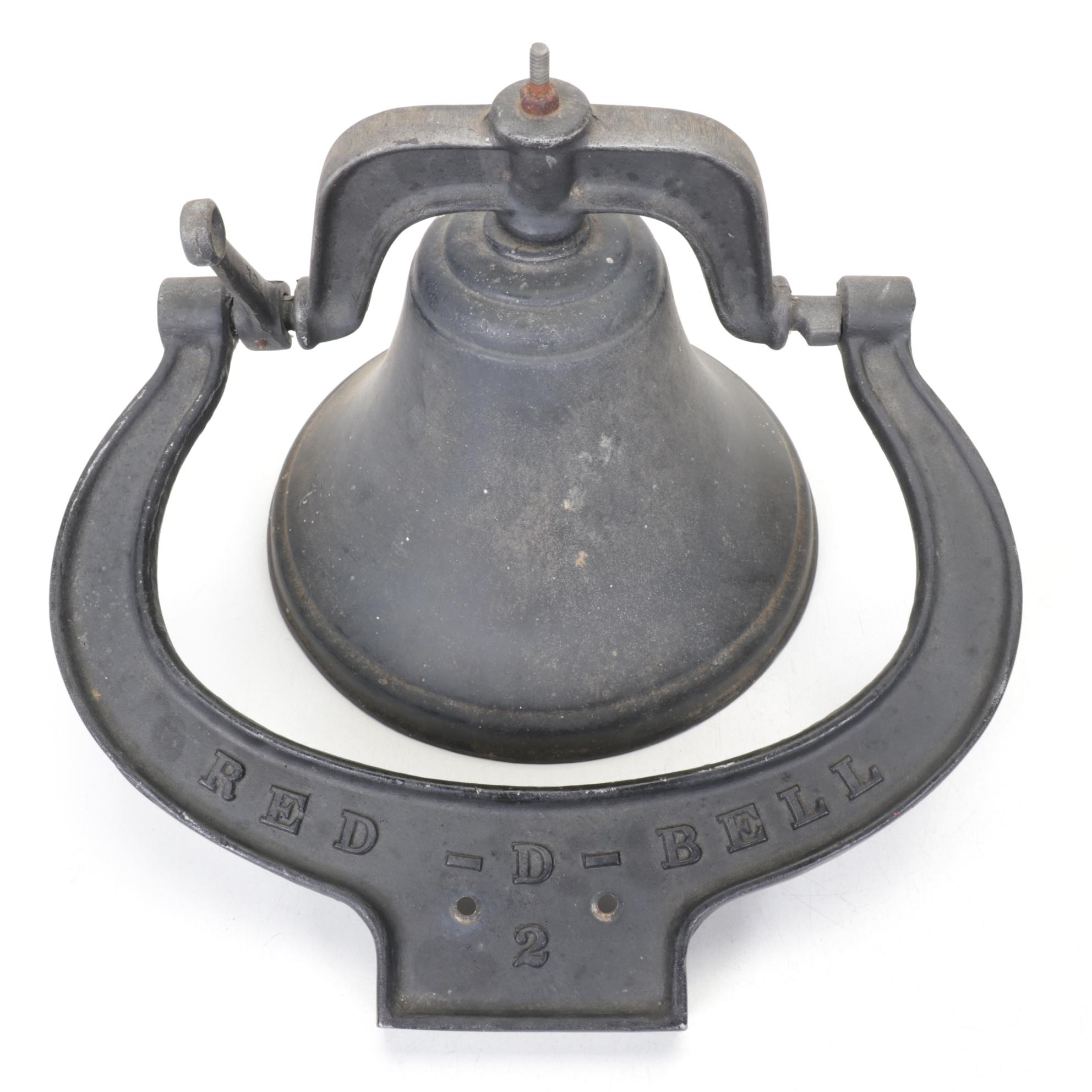 Cast Iron Red-D-Bell Cup Bell & Crotal