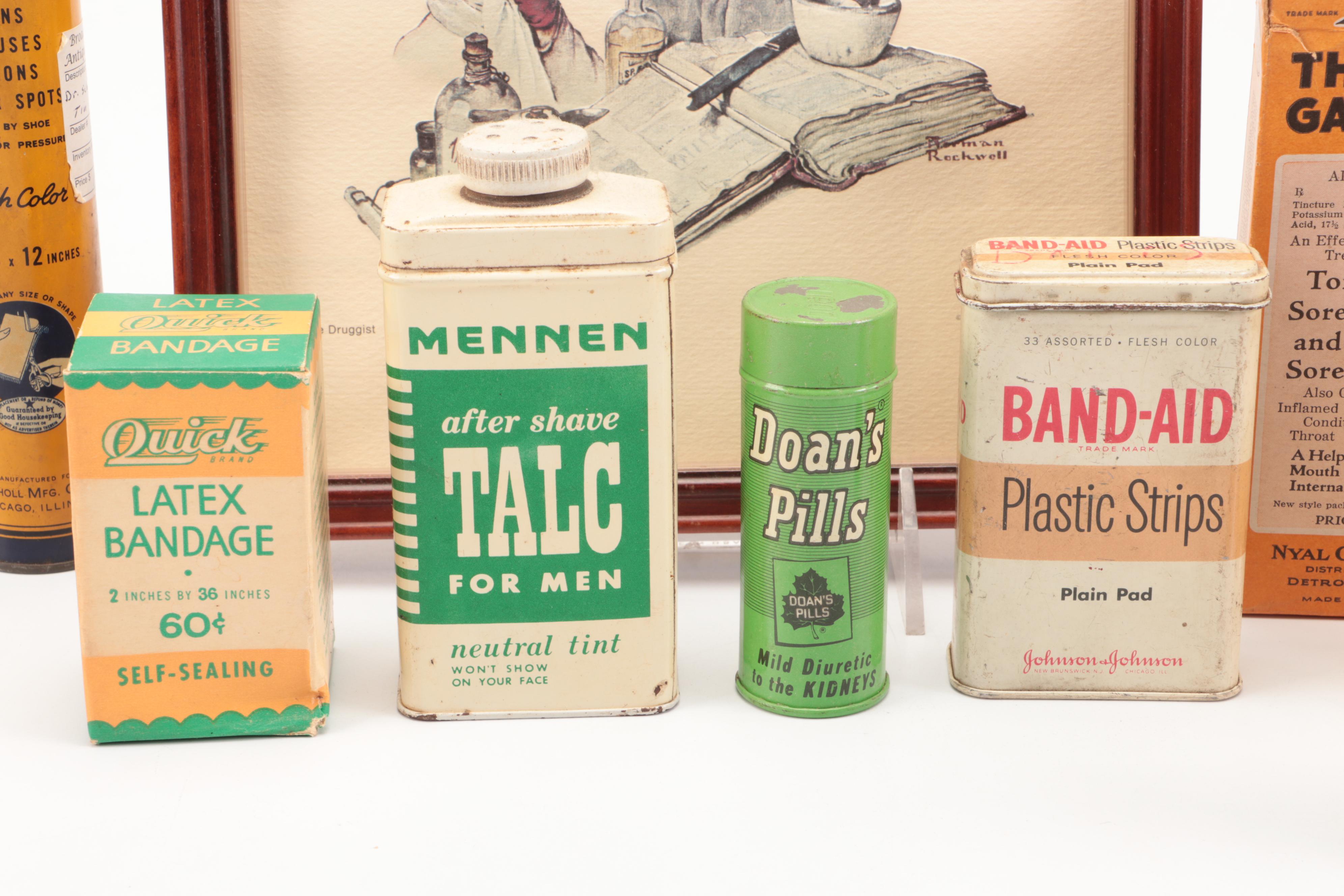 Rexall Metal First-Aid Kit, Powders, Ointments & Other Personal Care Products