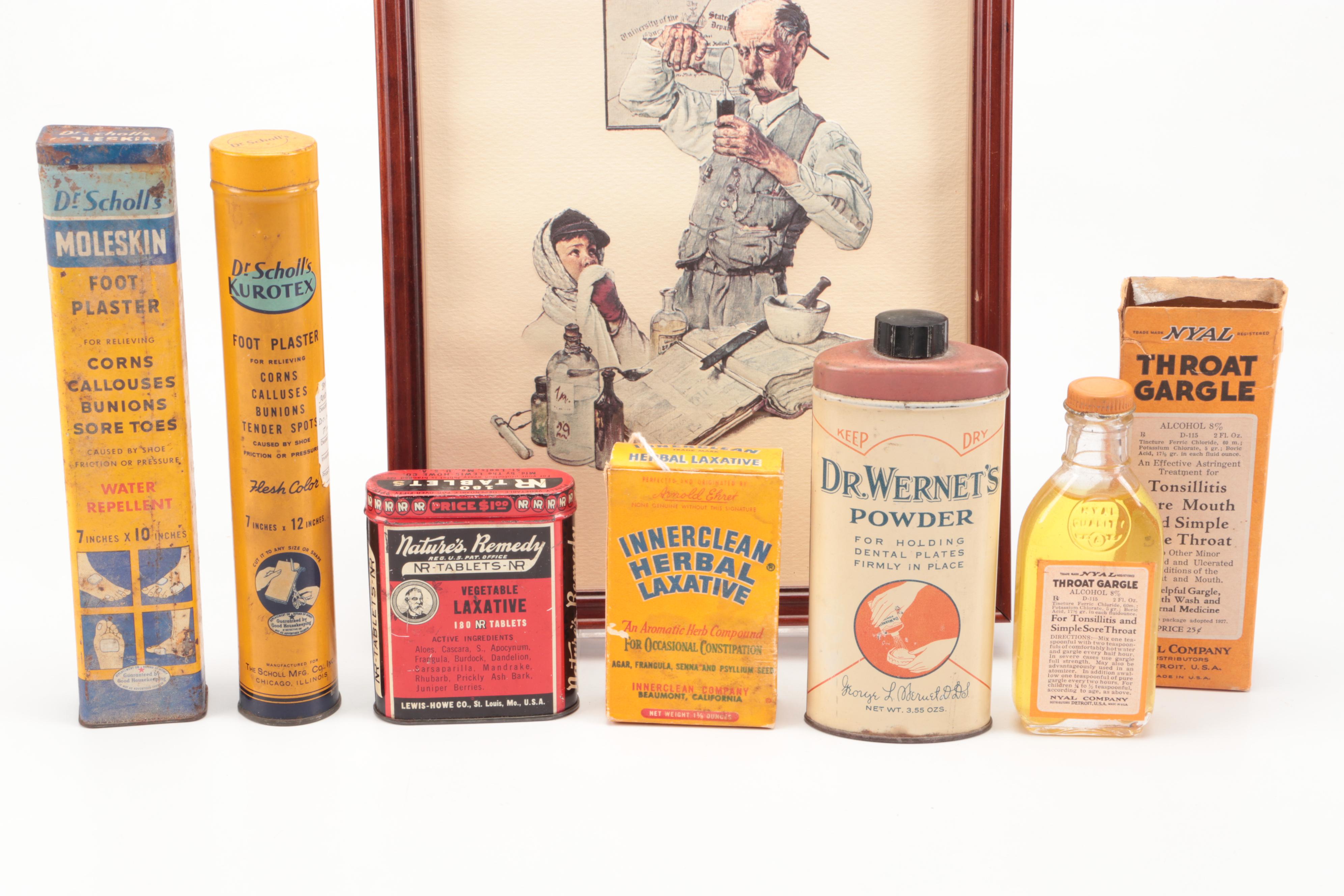 Rexall Metal First-Aid Kit, Powders, Ointments & Other Personal Care Products
