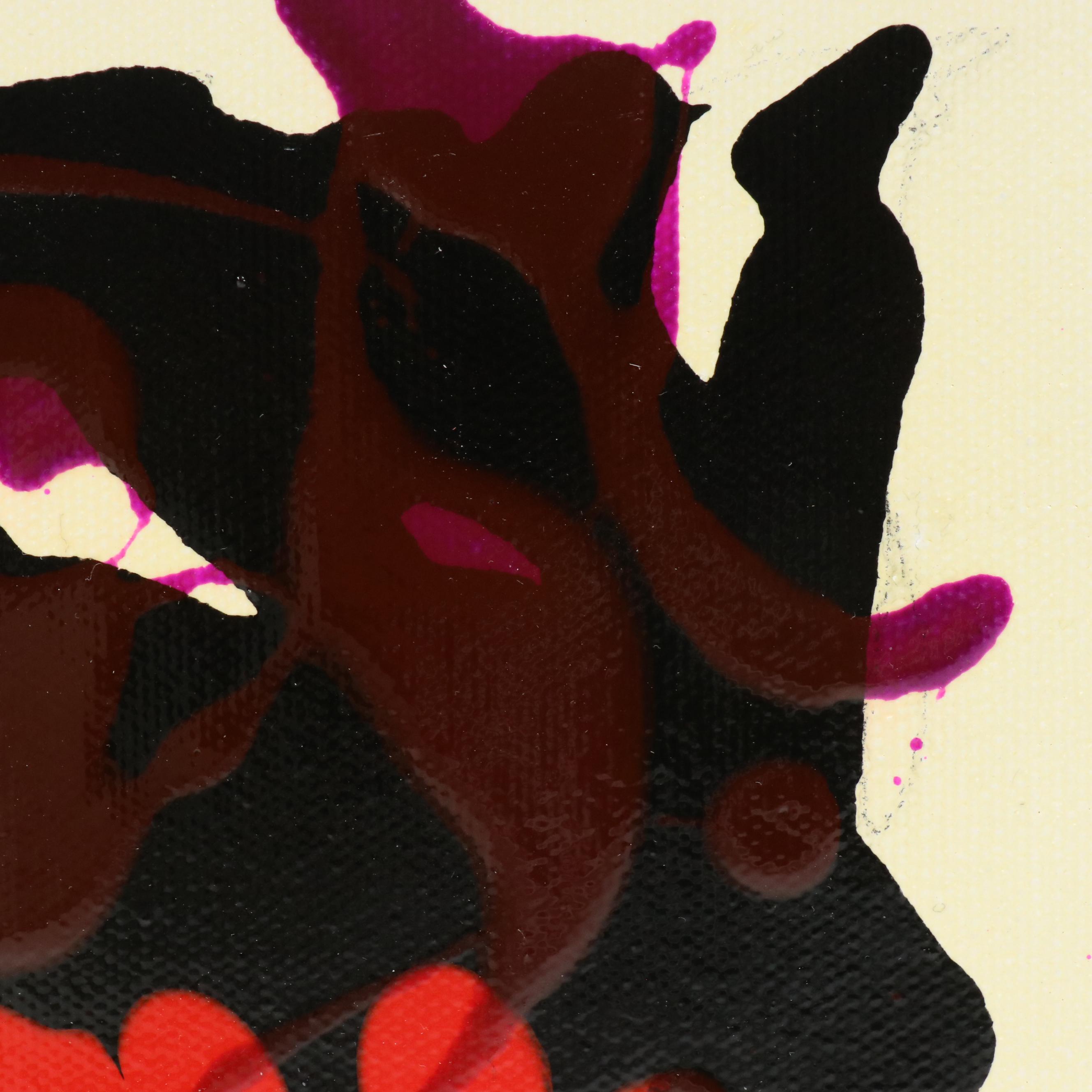 Robert R. Lackney Abstract Acrylic Painting, 21st Century