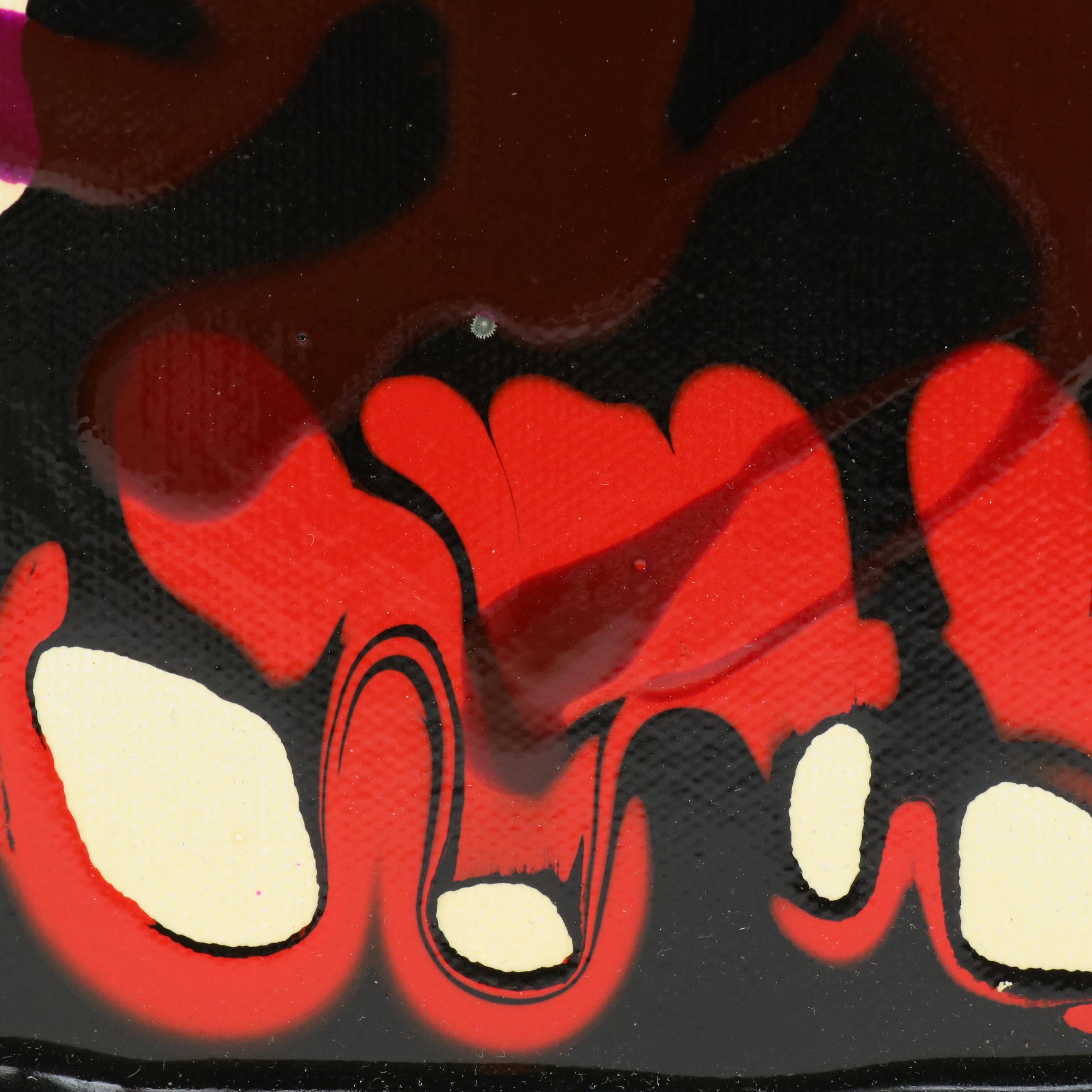 Robert R. Lackney Abstract Acrylic Painting, 21st Century