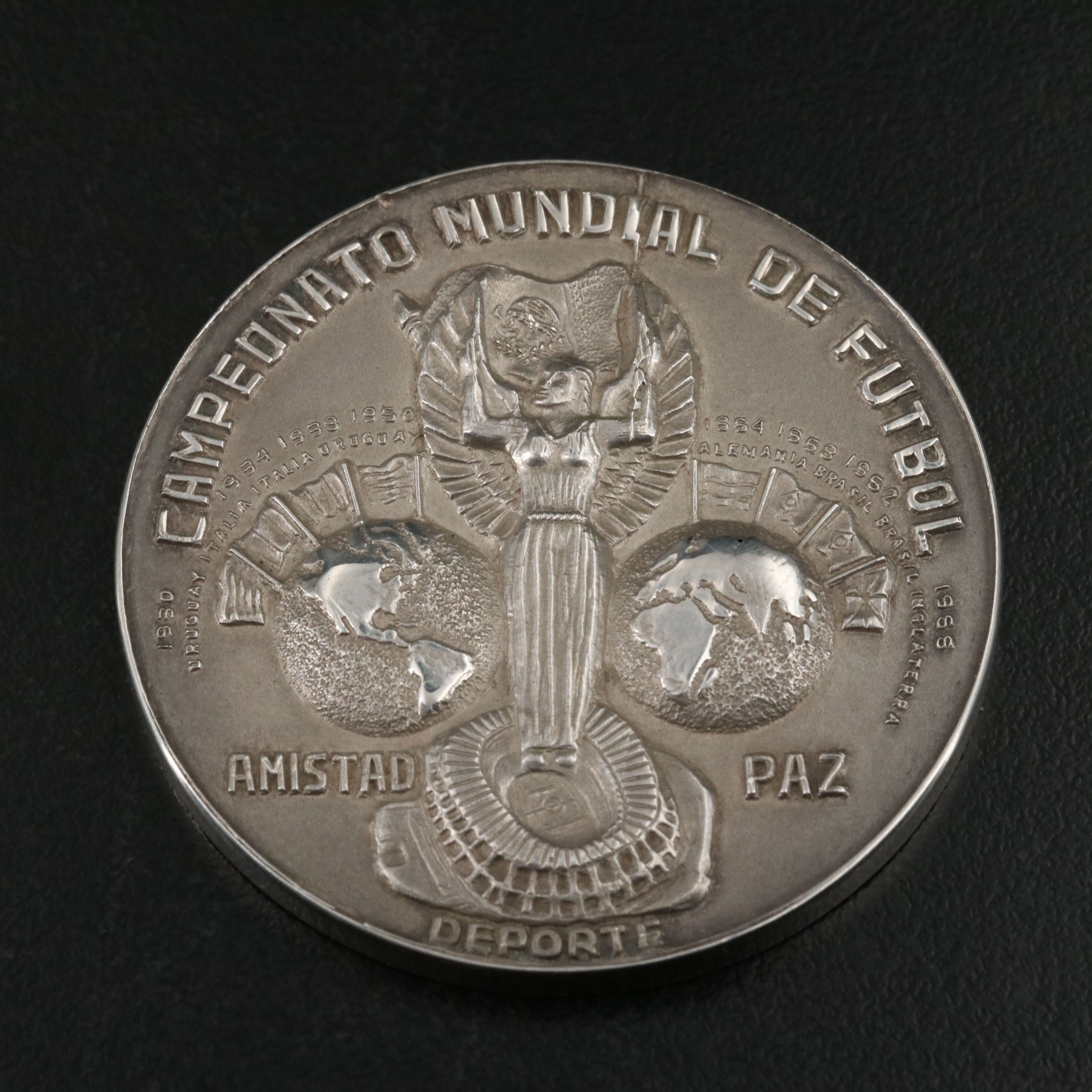 1970 Mexico World Cup Silver Medal