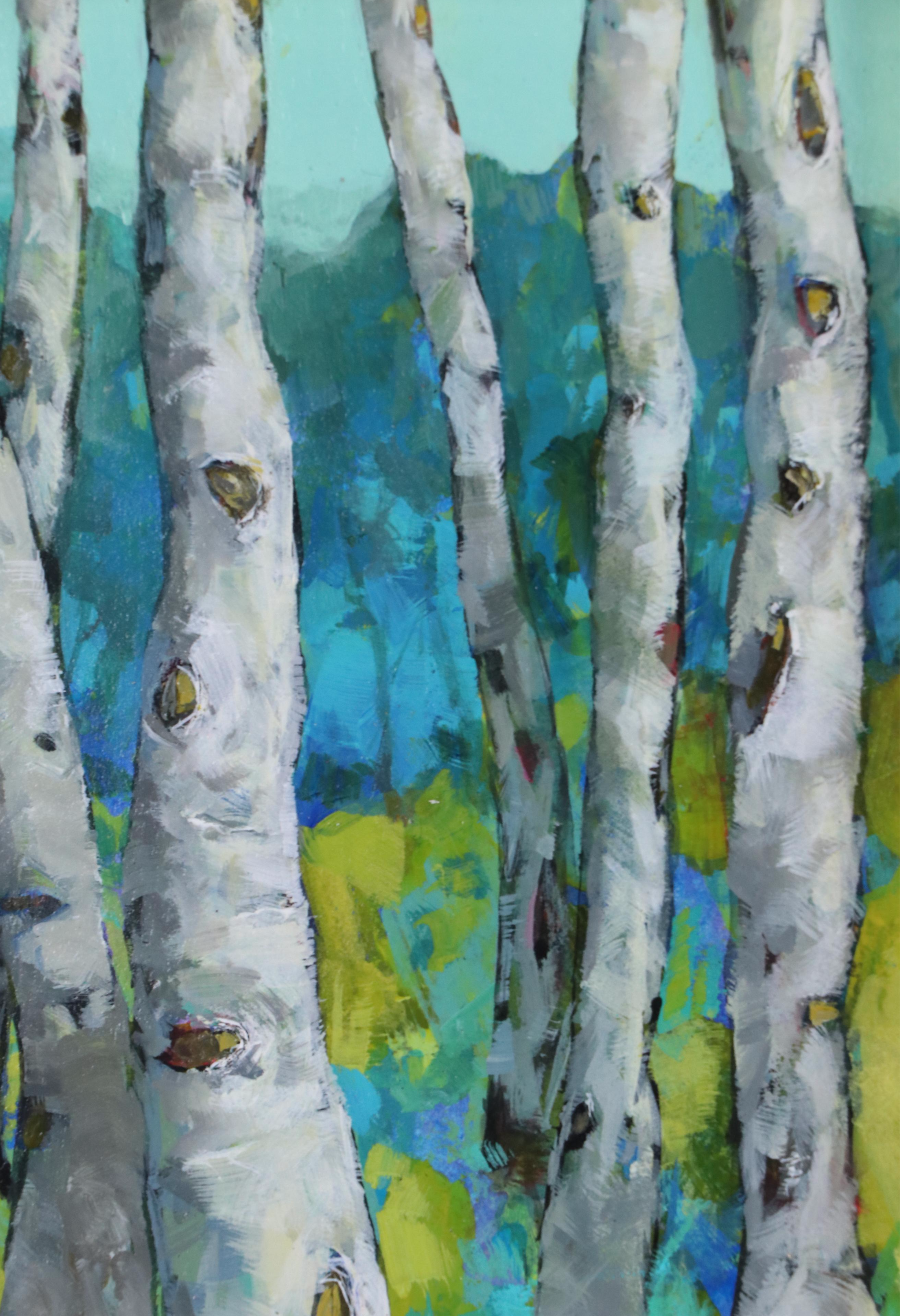 Beth Capogrossi Forest Landscape Oil Painting