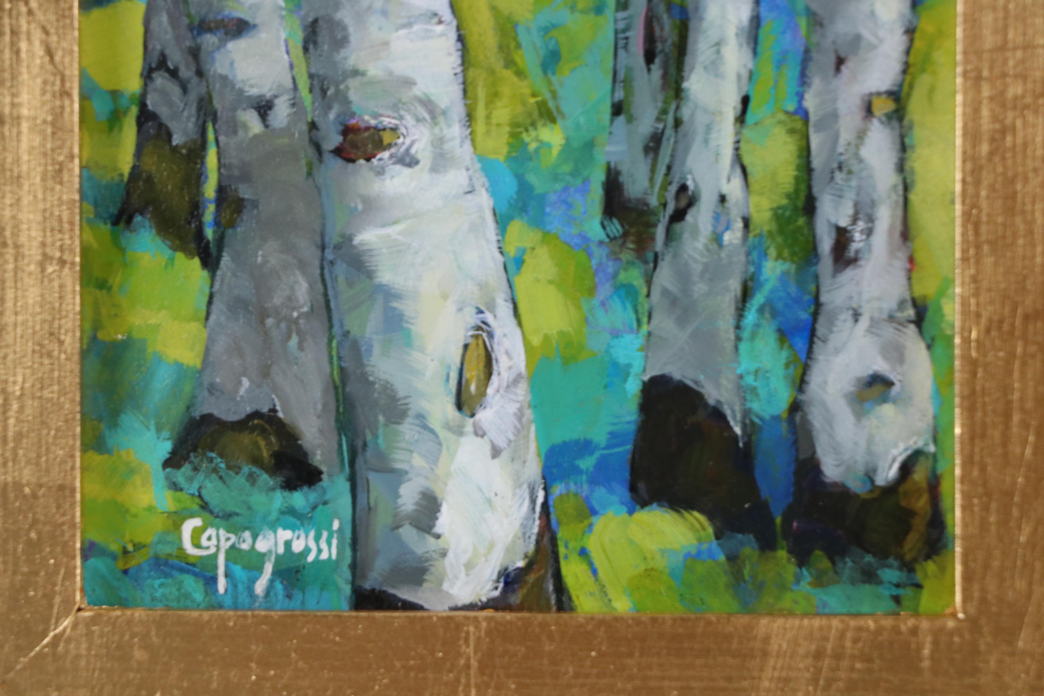 Beth Capogrossi Forest Landscape Oil Painting