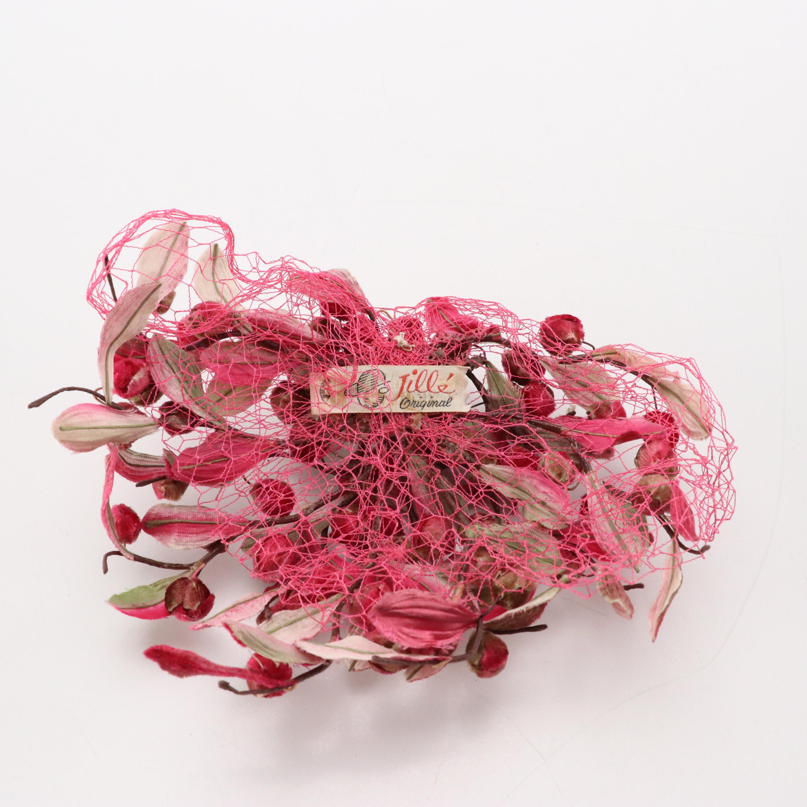 Modern Miss, Mr. John Caprice, and More Vintage Floral/Feathered Hats with Box