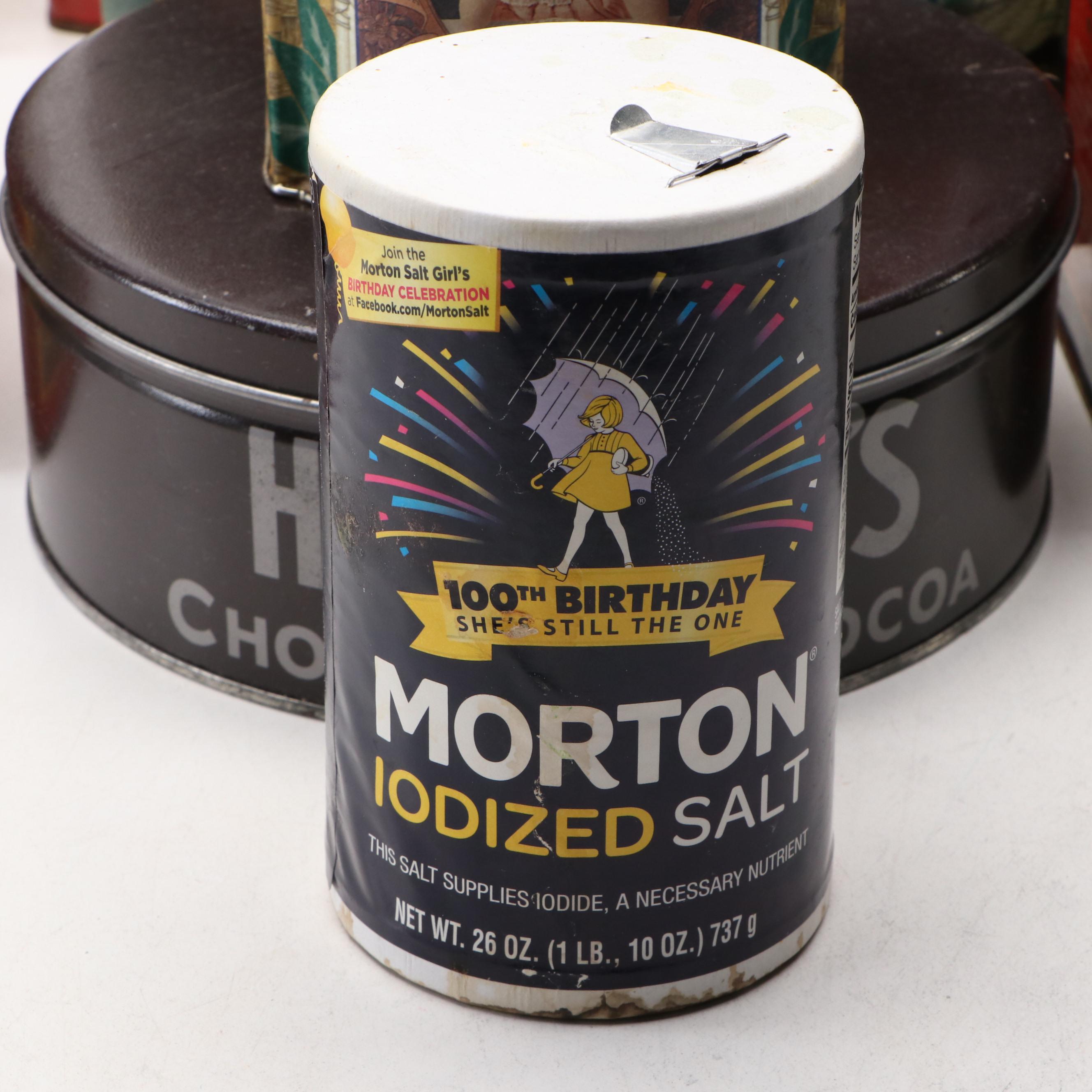 Kool-Aid, Lipton's Tea, Ritz, Hershey's, and More Vintage Tin Containers