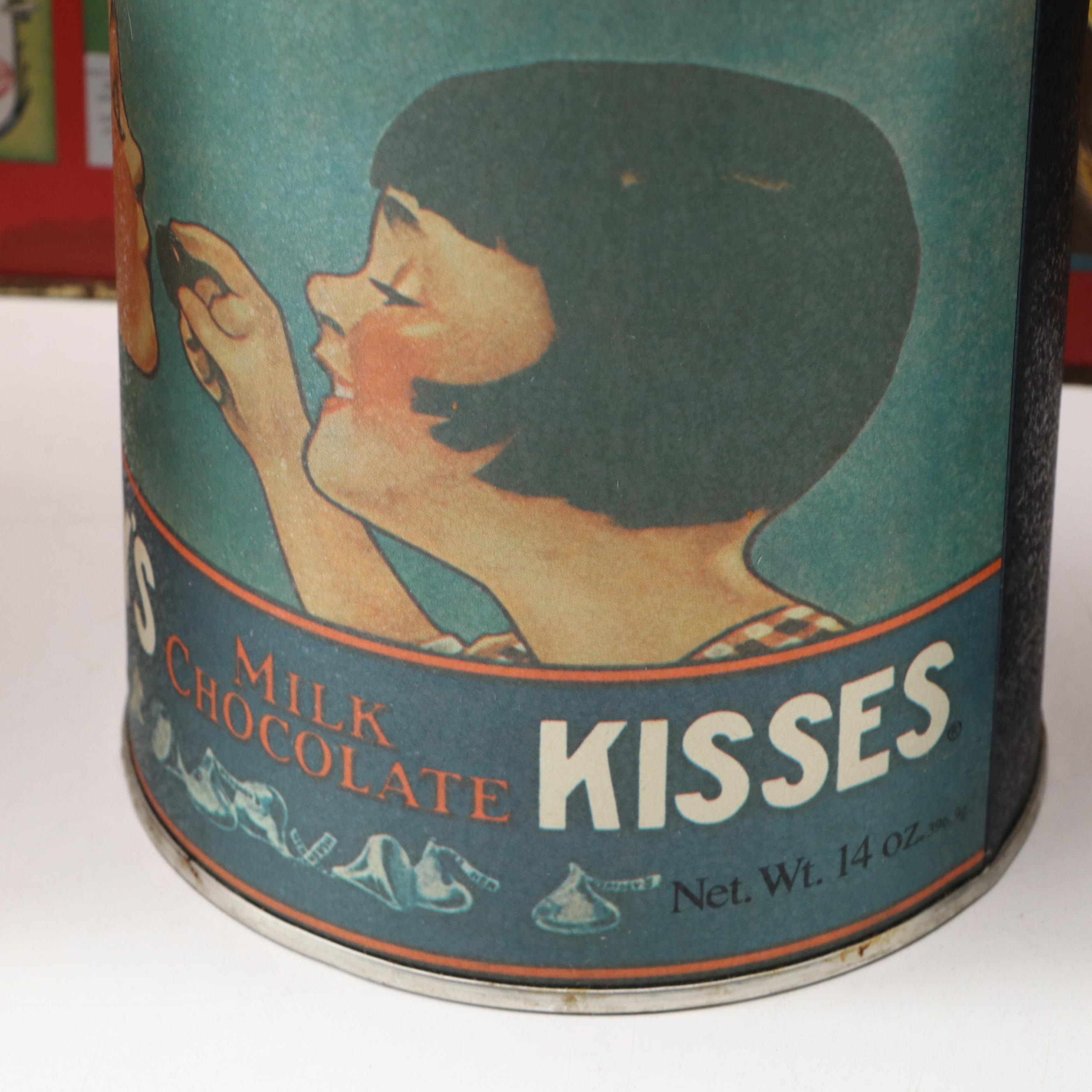 Kool-Aid, Lipton's Tea, Ritz, Hershey's, and More Vintage Tin Containers