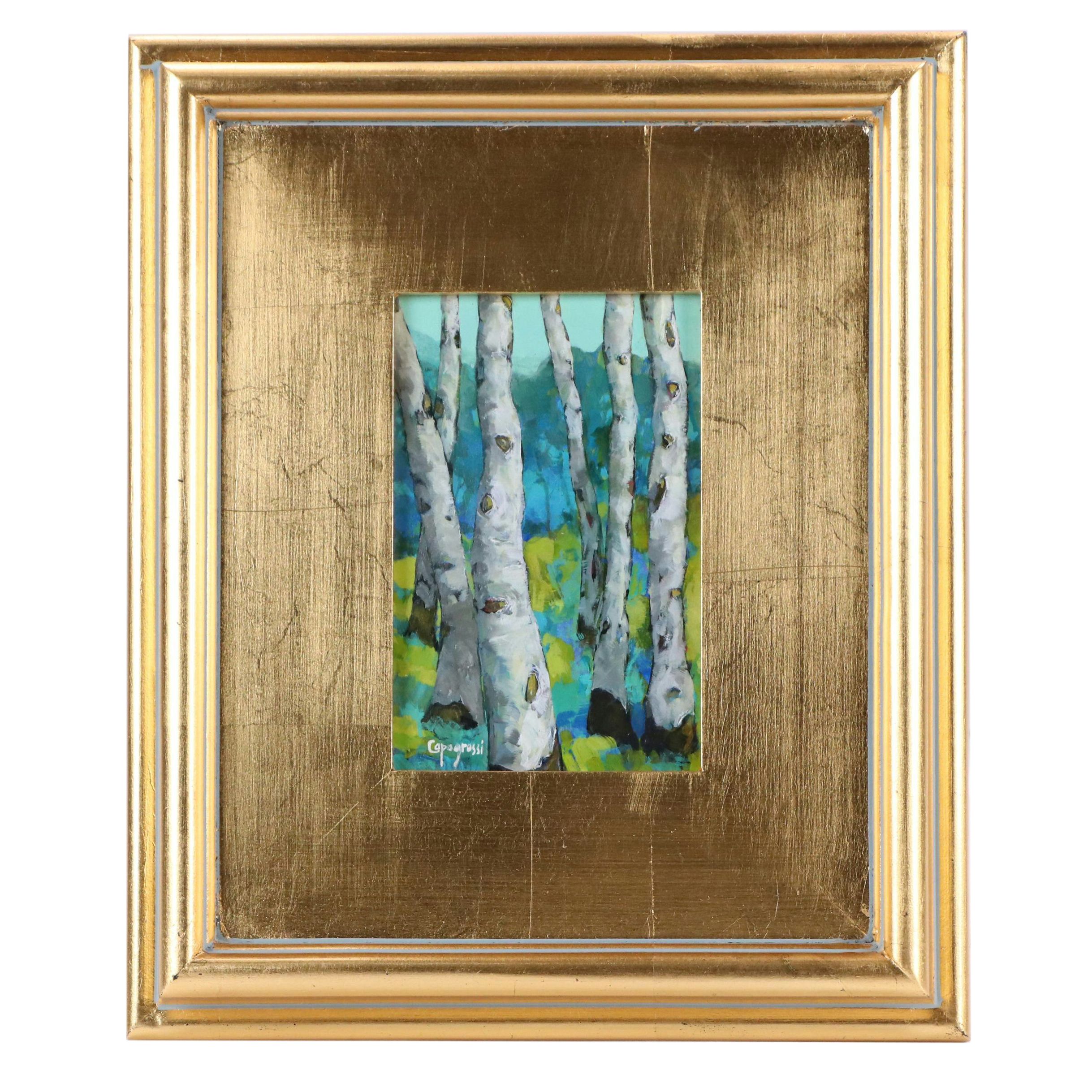 Beth Capogrossi Forest Landscape Oil Painting