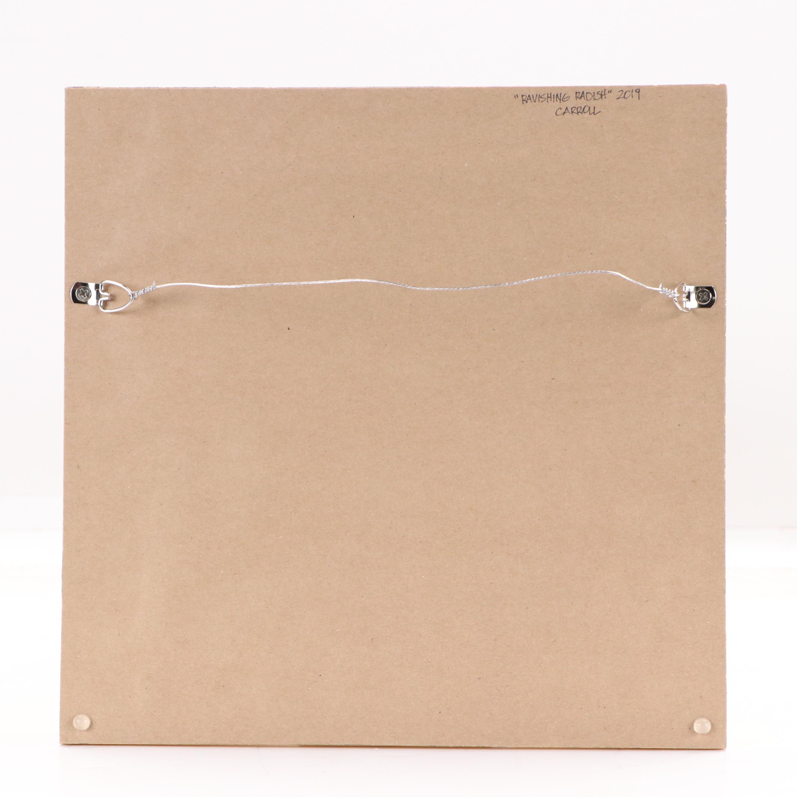 Carroll Still Life Oil Painting of "Ravishing Radish," 2019