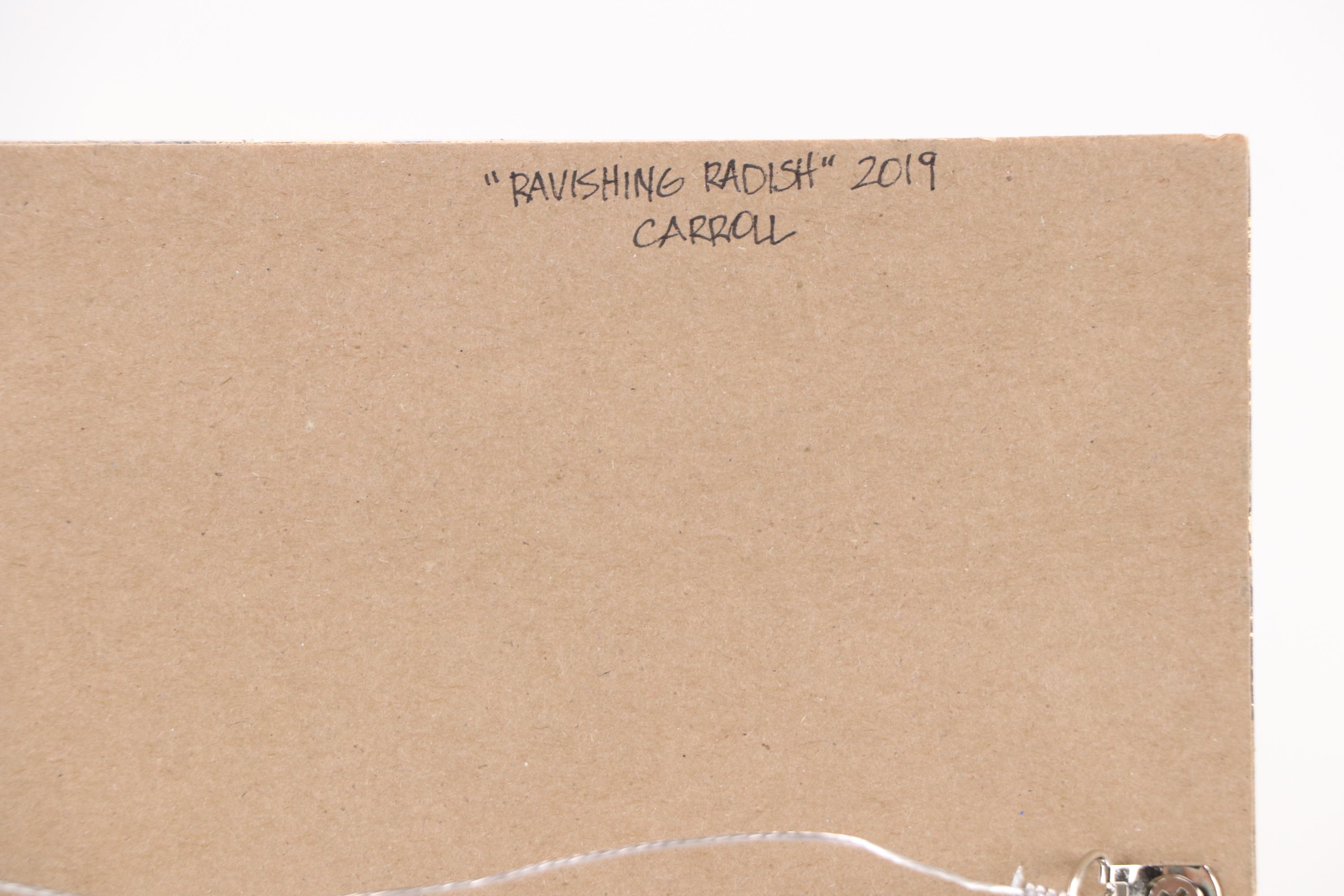 Carroll Still Life Oil Painting of "Ravishing Radish," 2019