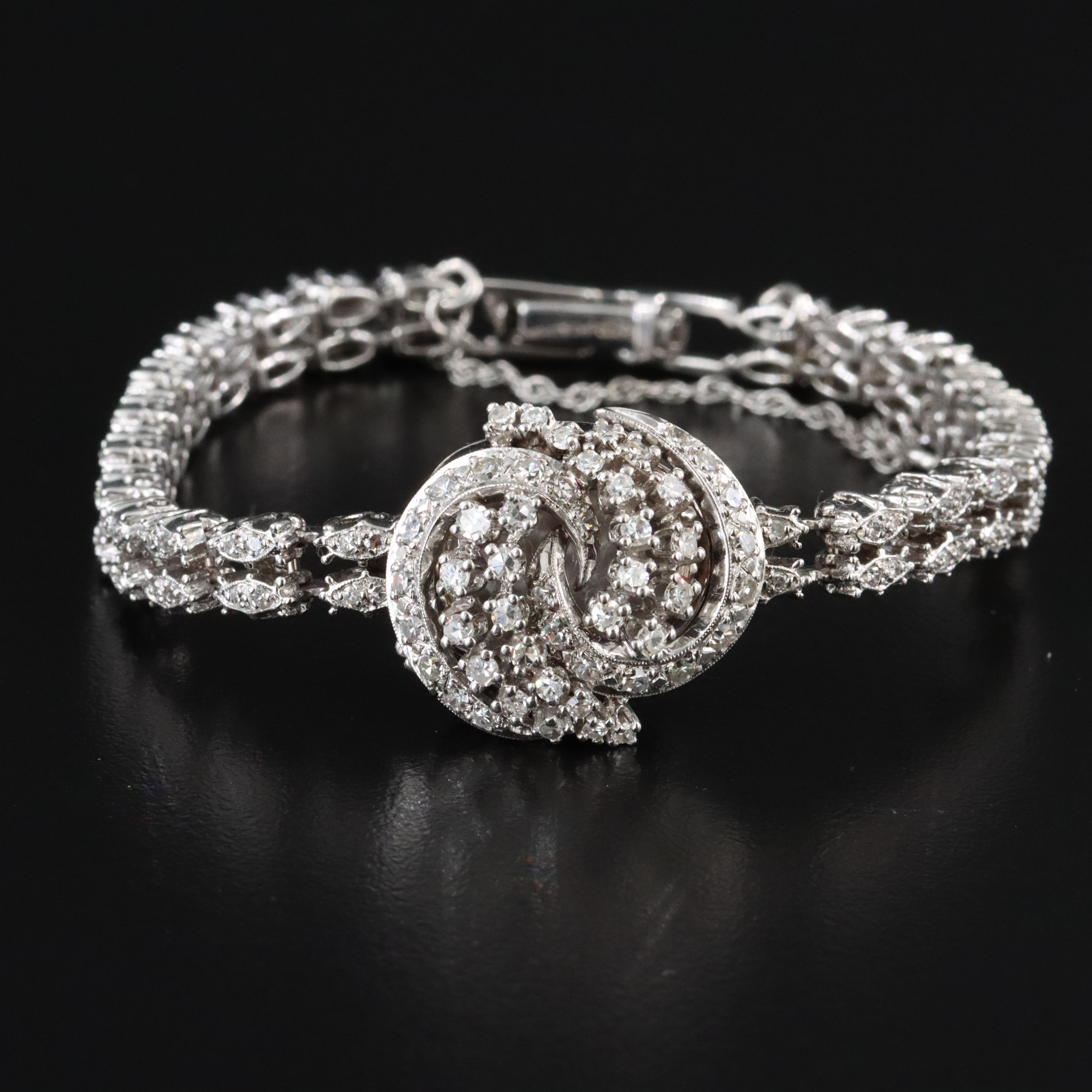 14K 1.93 CTW Diamond Watch Case Bracelet