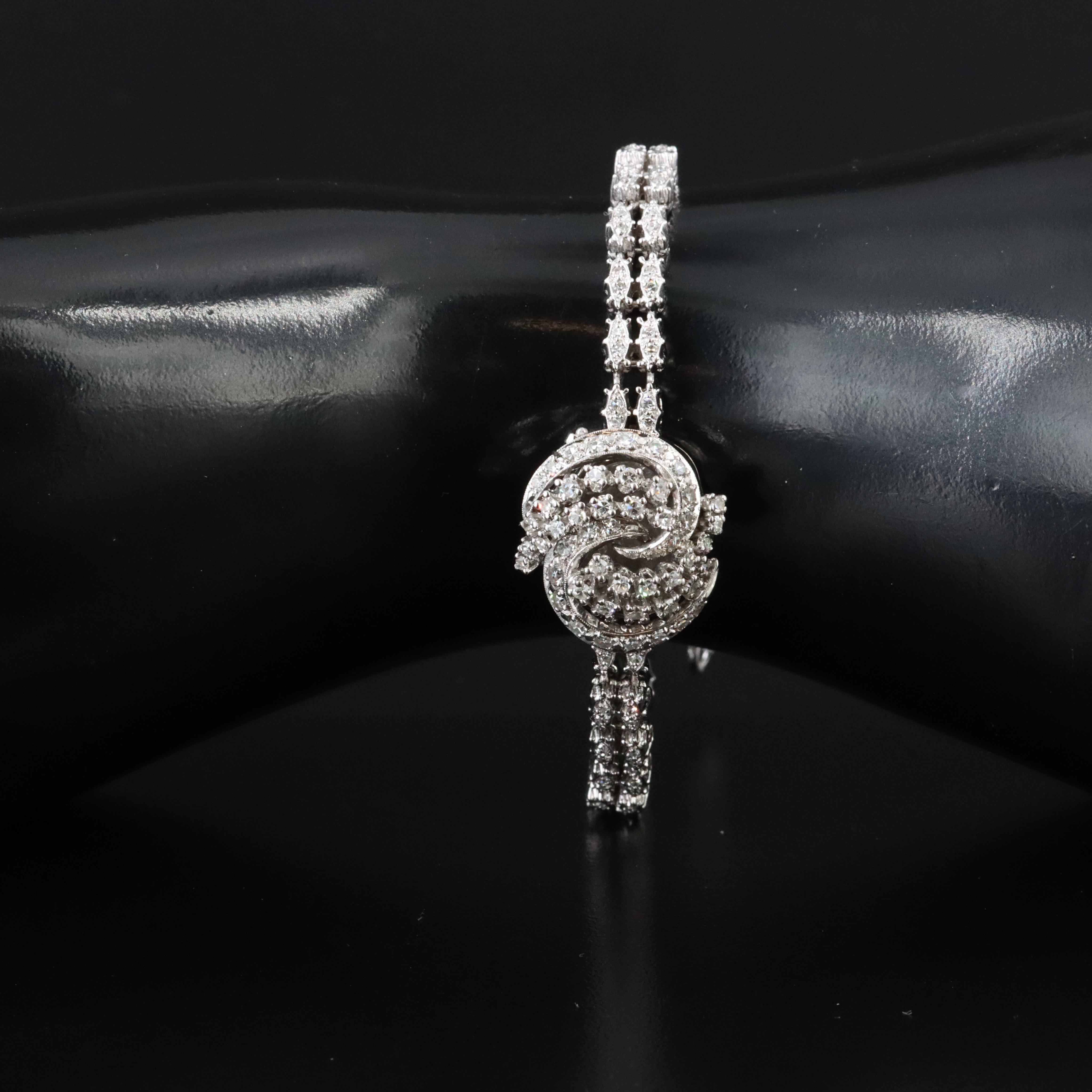 14K 1.93 CTW Diamond Watch Case Bracelet