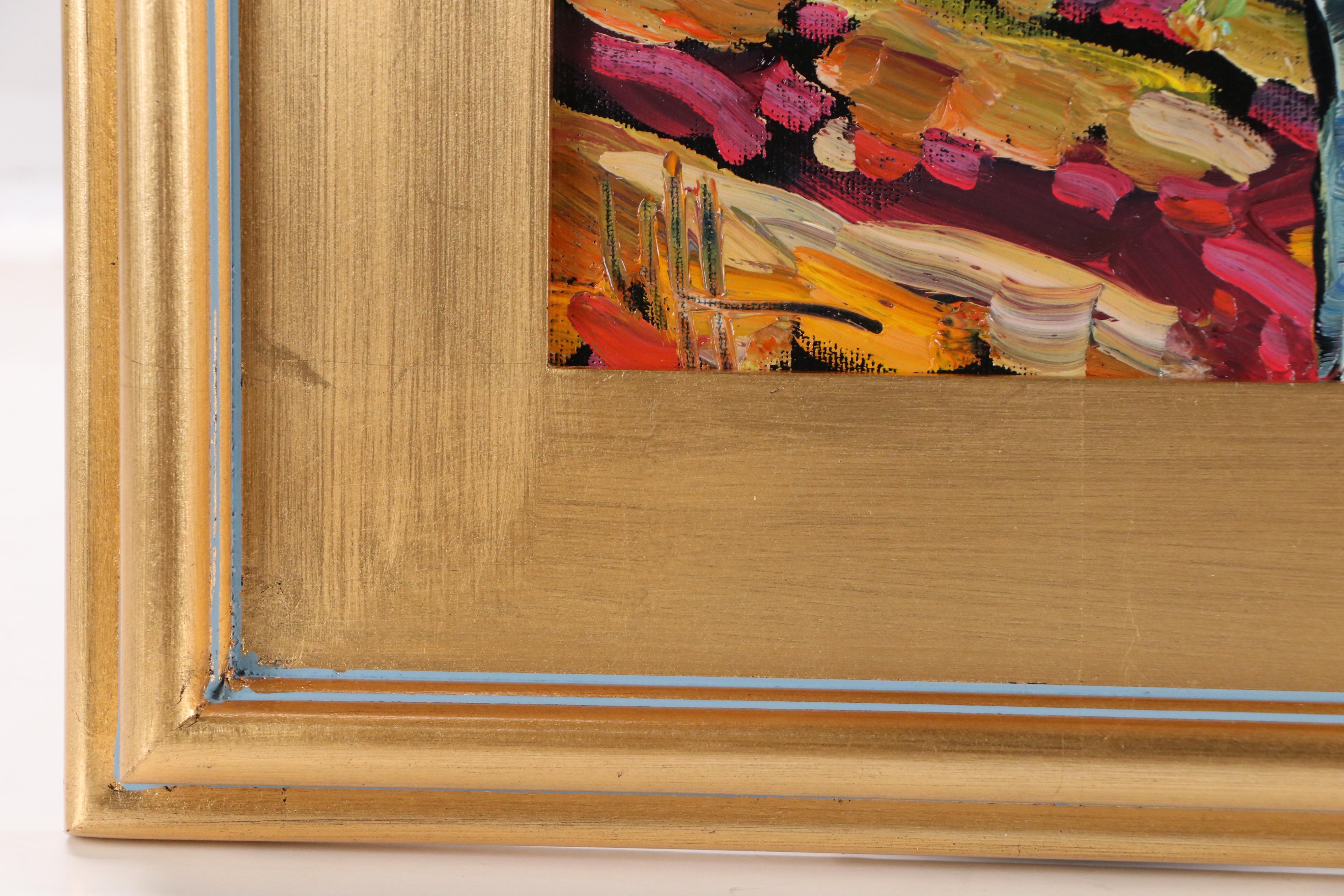 William Hawkins Abstract Landscape Oil Painting