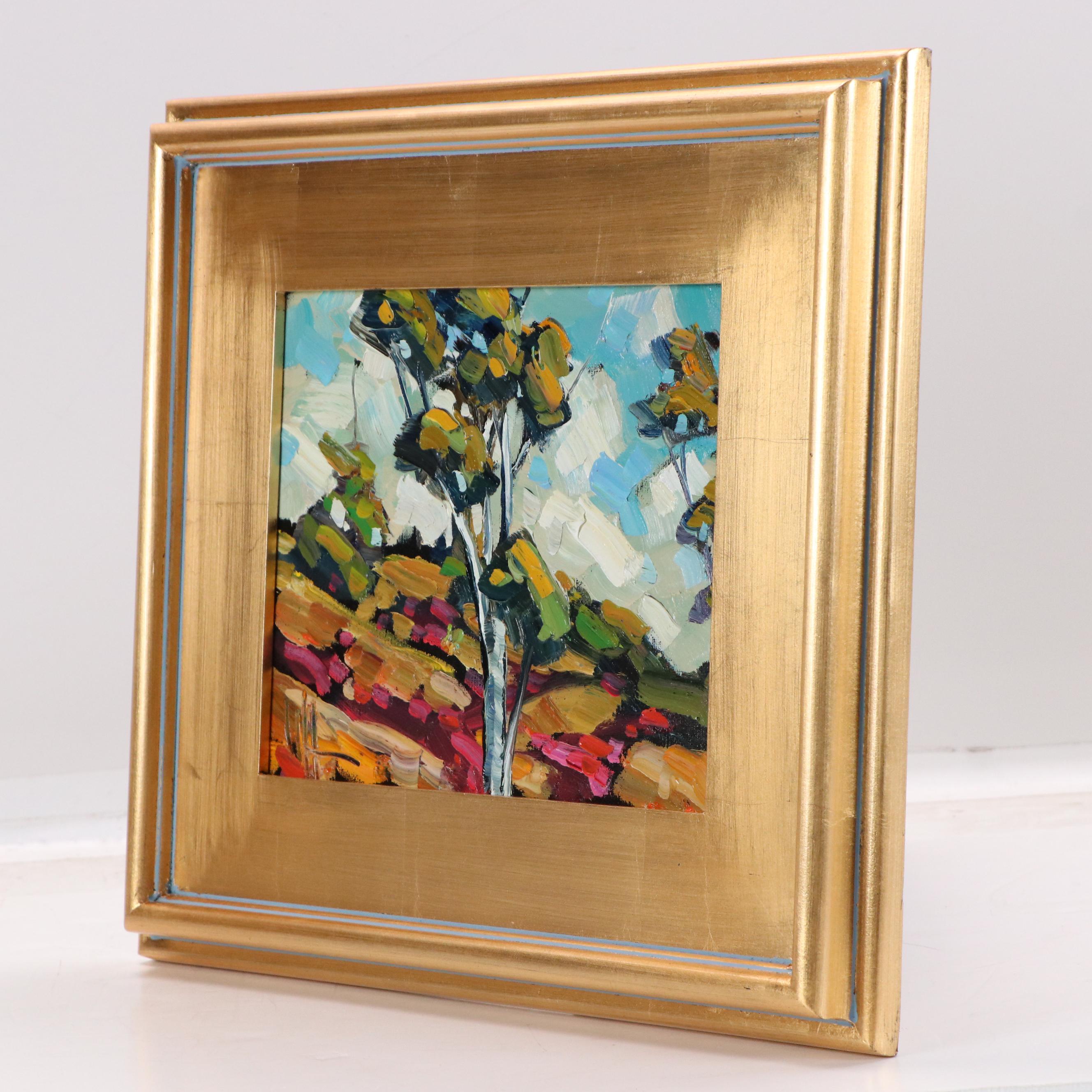 William Hawkins Abstract Landscape Oil Painting