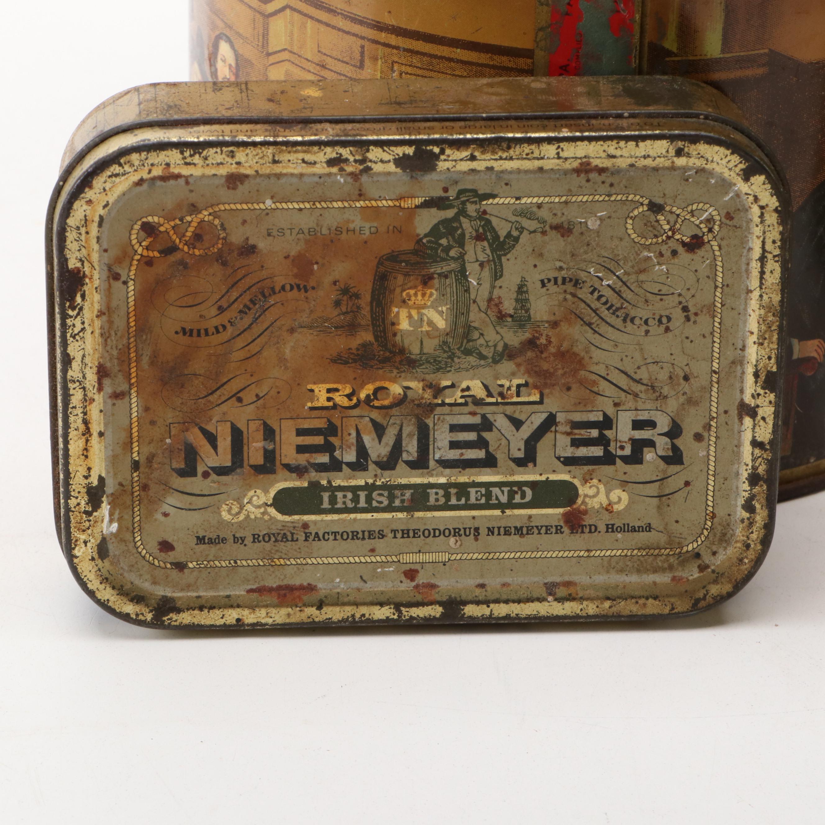 Tobacco and Cigarette Tins by Camel, Bugler, Dutch Masters & More