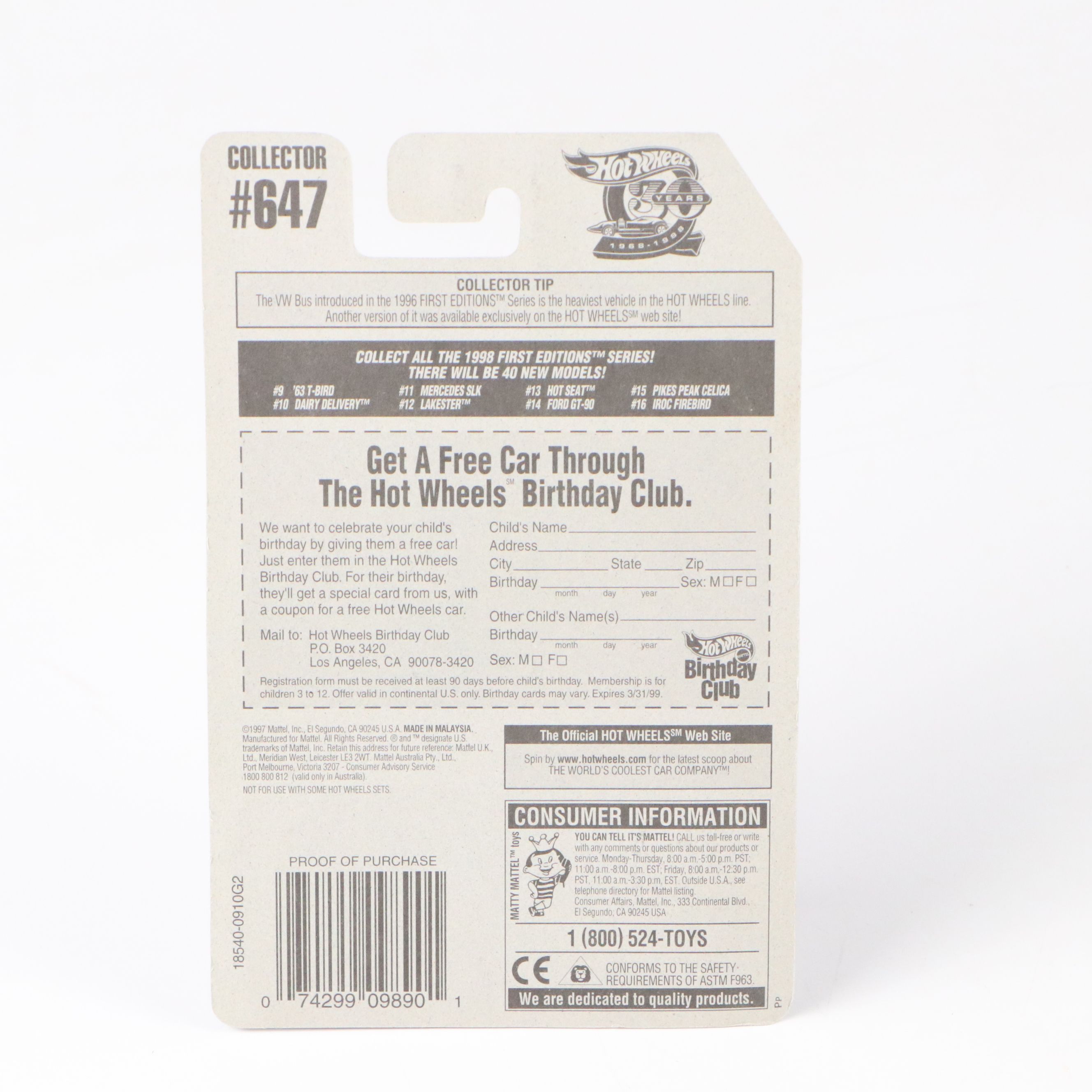 Hot Wheels "Mustang Mach I," "Solar Eagle III" and More Toy Cars