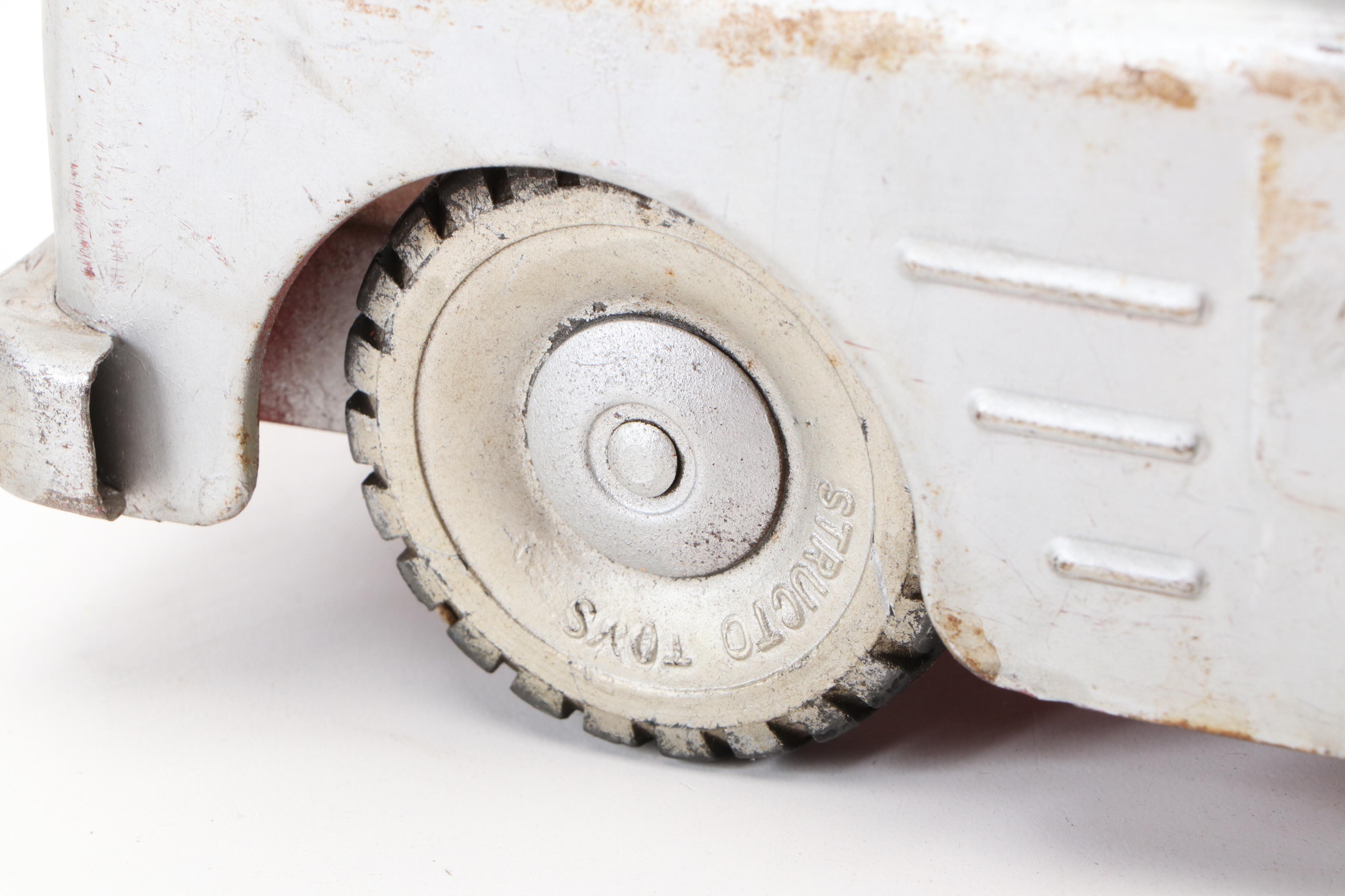 Structo and  Tonka Diecast Metal Truck Toys, Mid-20th Century