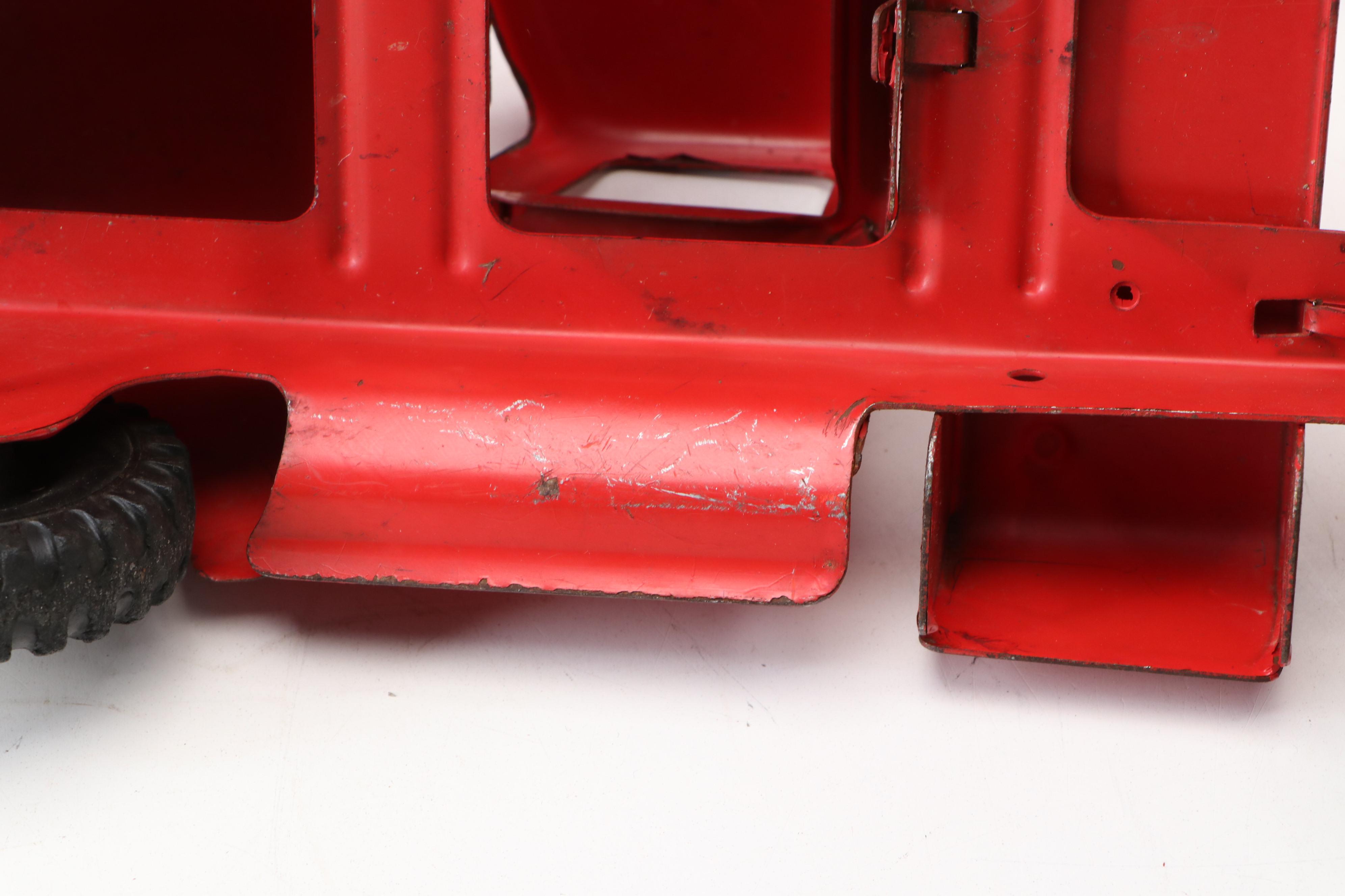 Structo and  Tonka Diecast Metal Truck Toys, Mid-20th Century