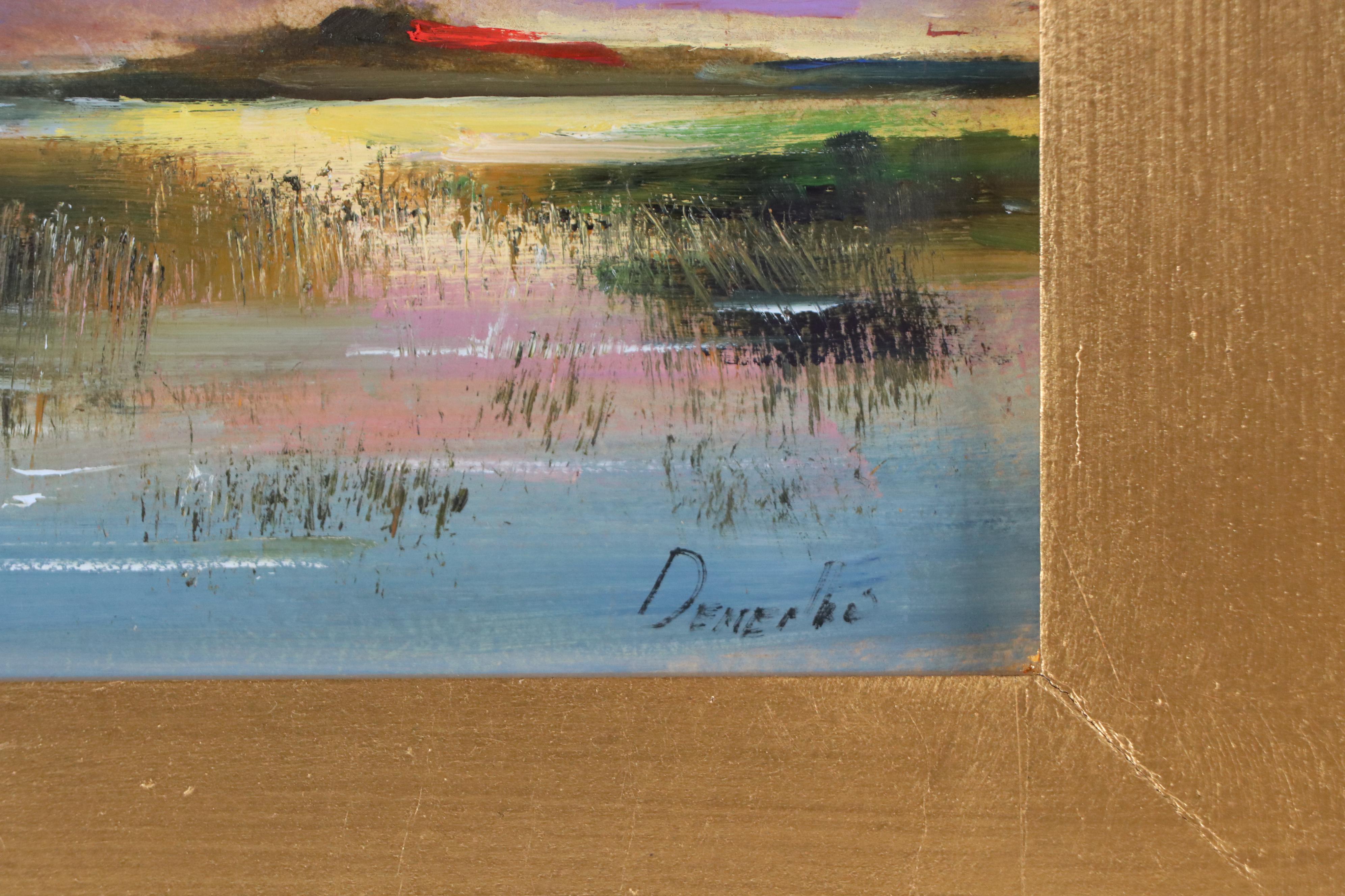 Natalia Demenko Sunset Landscape Oil Painting, 21st Century