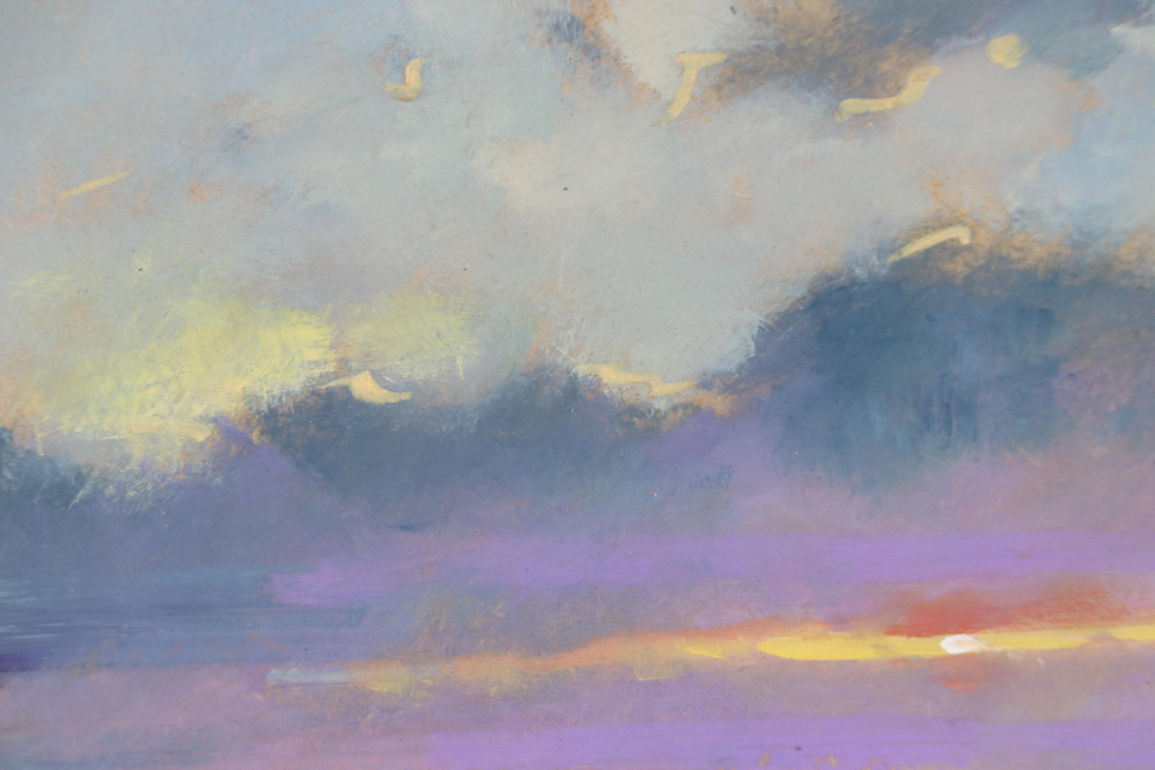 Natalia Demenko Sunset Landscape Oil Painting, 21st Century