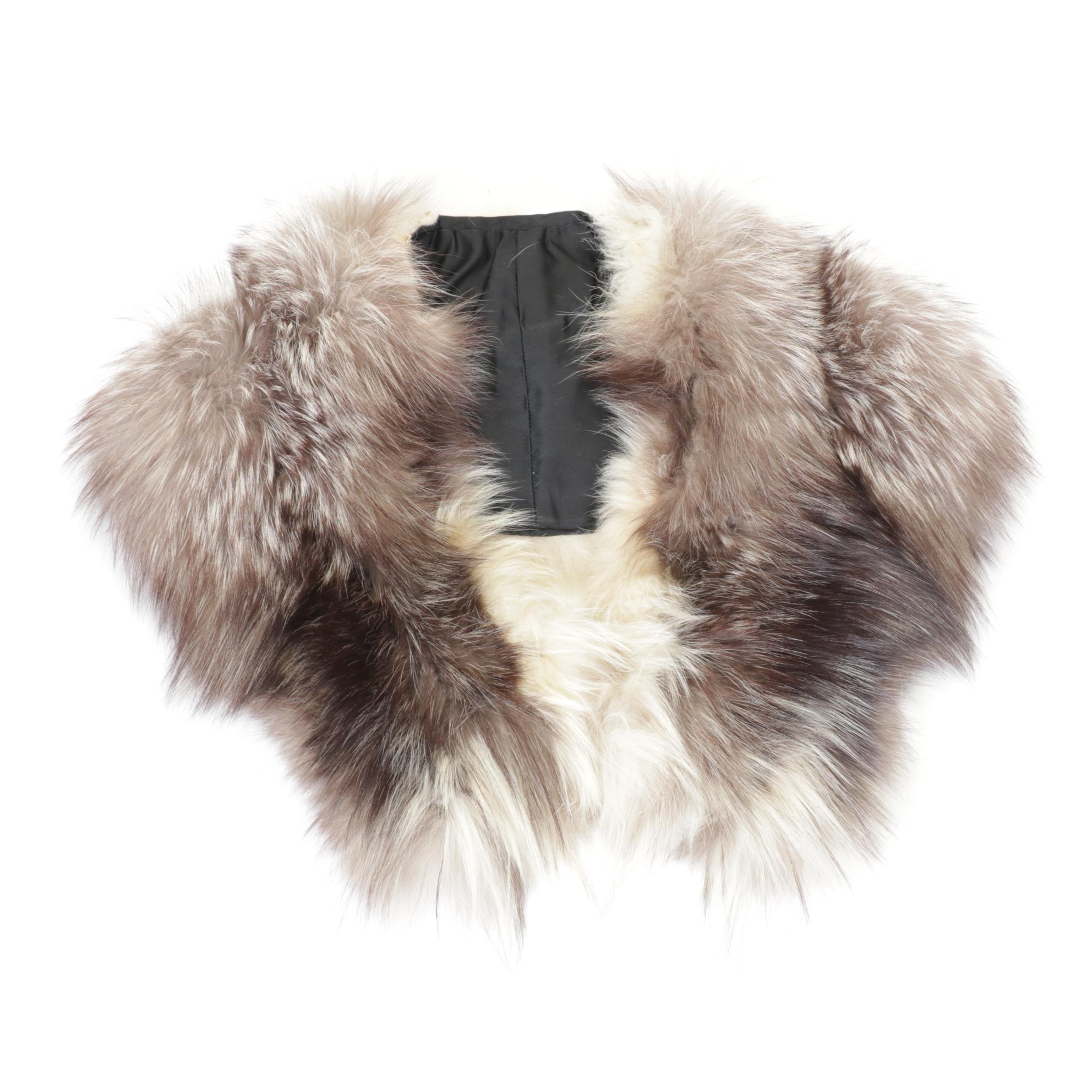 Fox Fur Shawl Collar, Mid-Late 20th C.