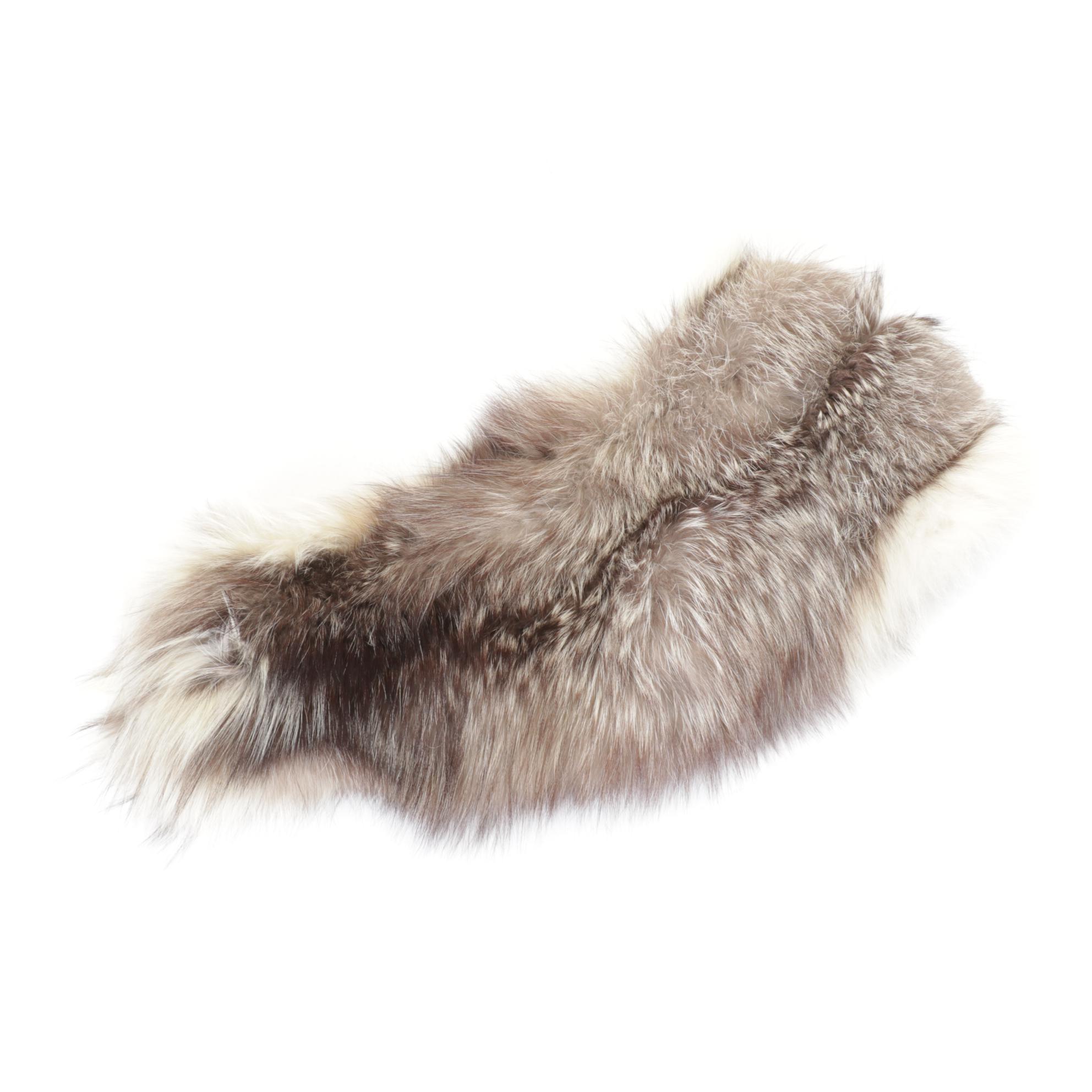 Fox Fur Shawl Collar, Mid-Late 20th C.