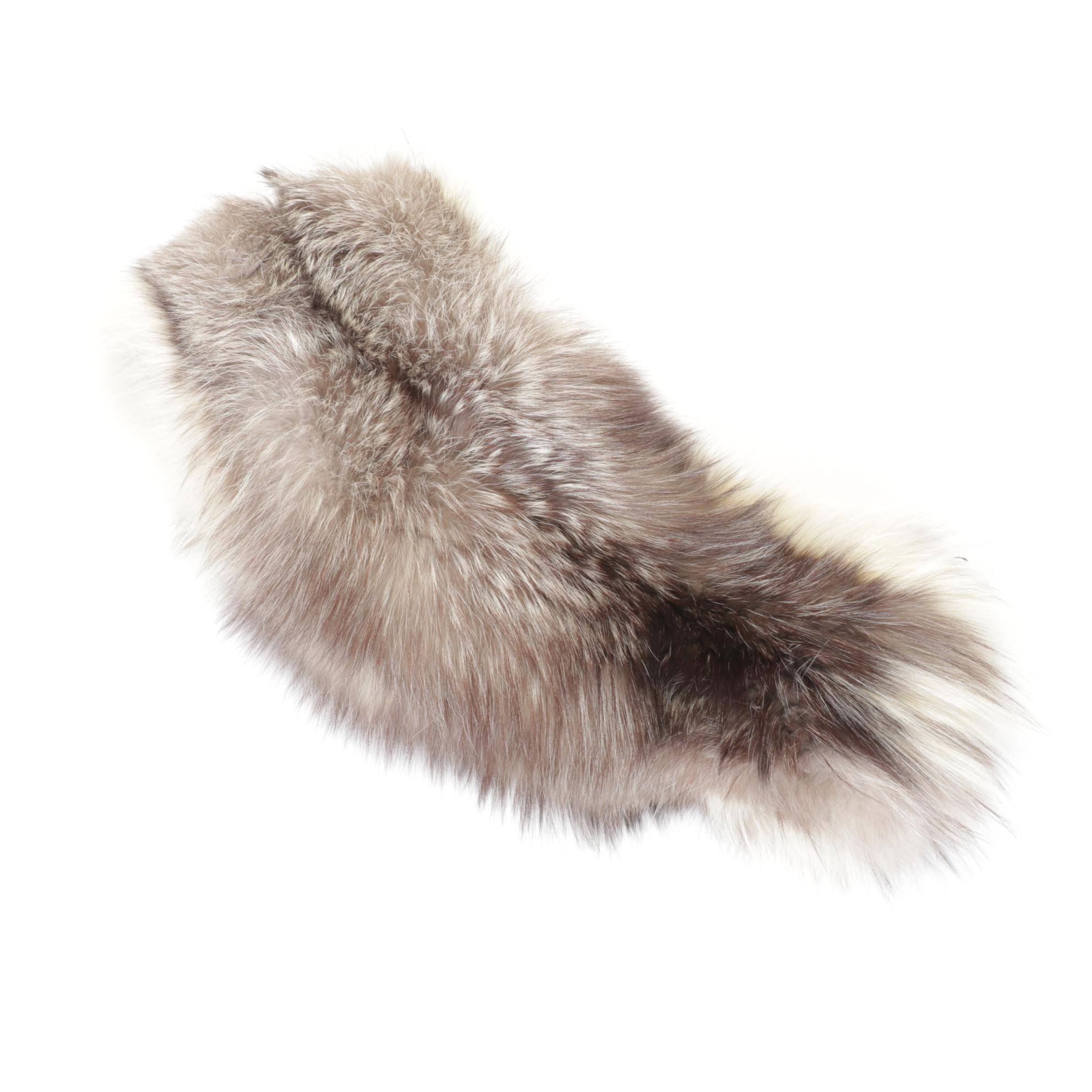 Fox Fur Shawl Collar, Mid-Late 20th C.